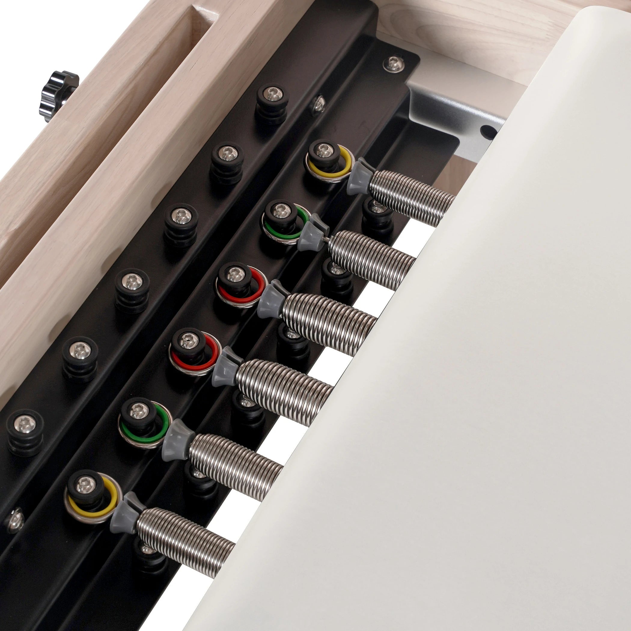 Reformer de Pilates Classique en Bois Blanc