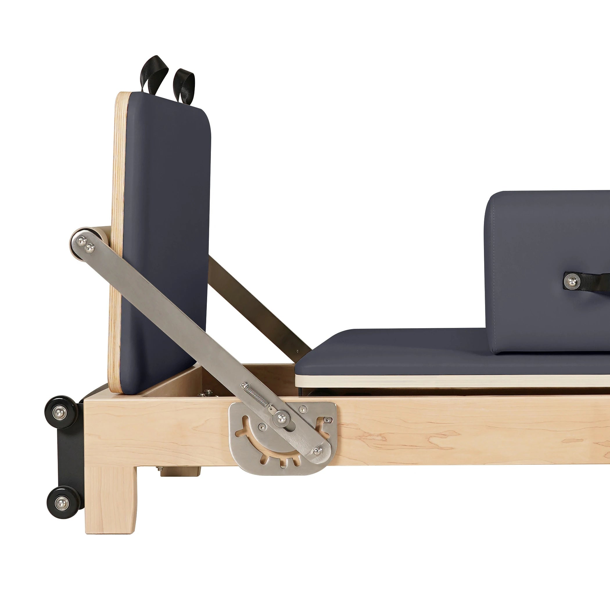 Foldable Maple Wood Pilates Reformer Gray