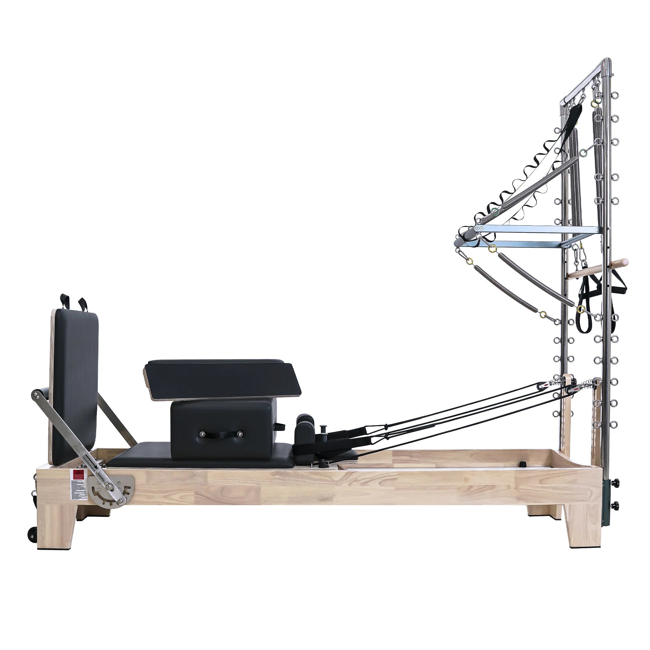 Pilates Reformer With Tower Black