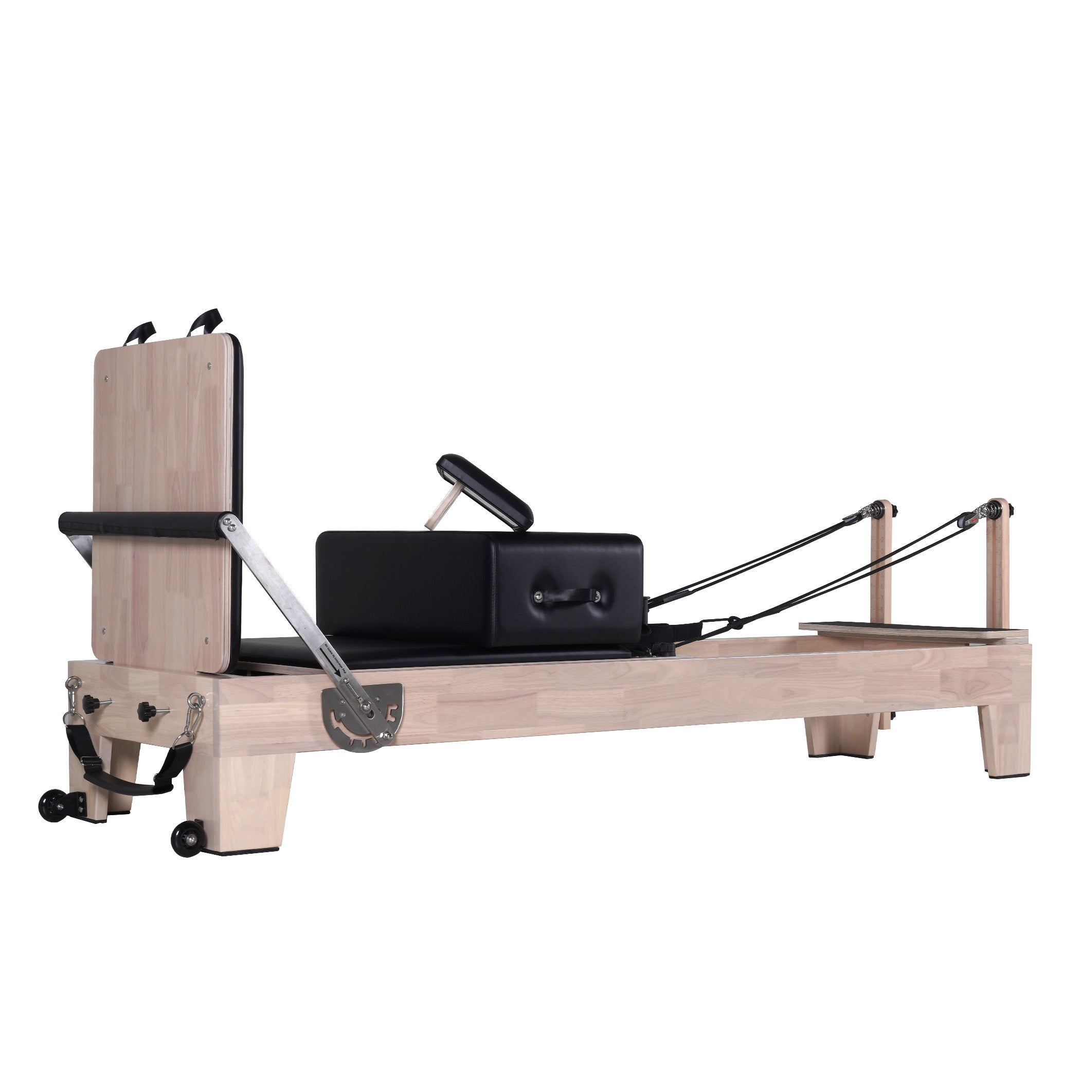 Classic Pilates Wood Reformer Black