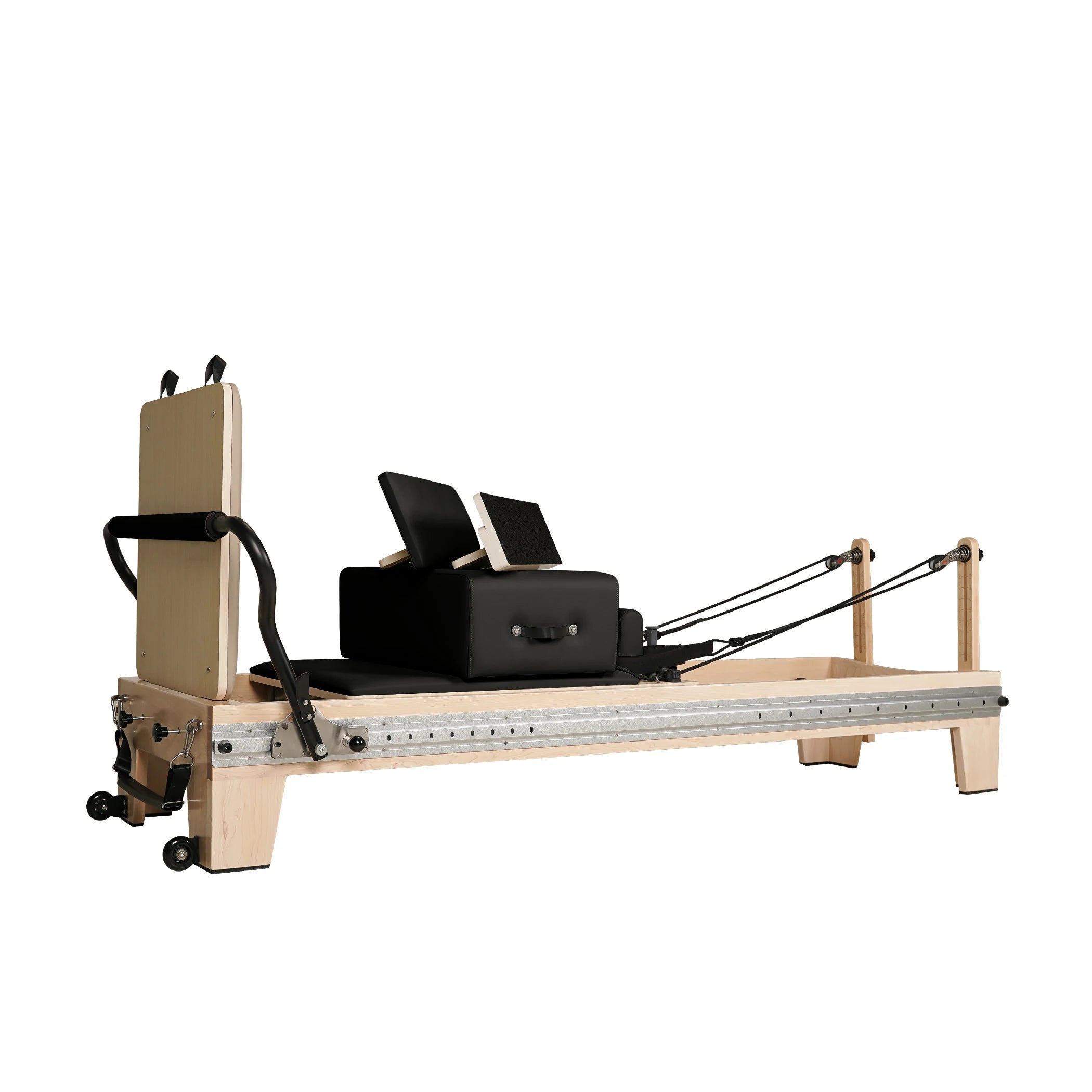 Maple Full Track Split Glide Pilates Reformer Black