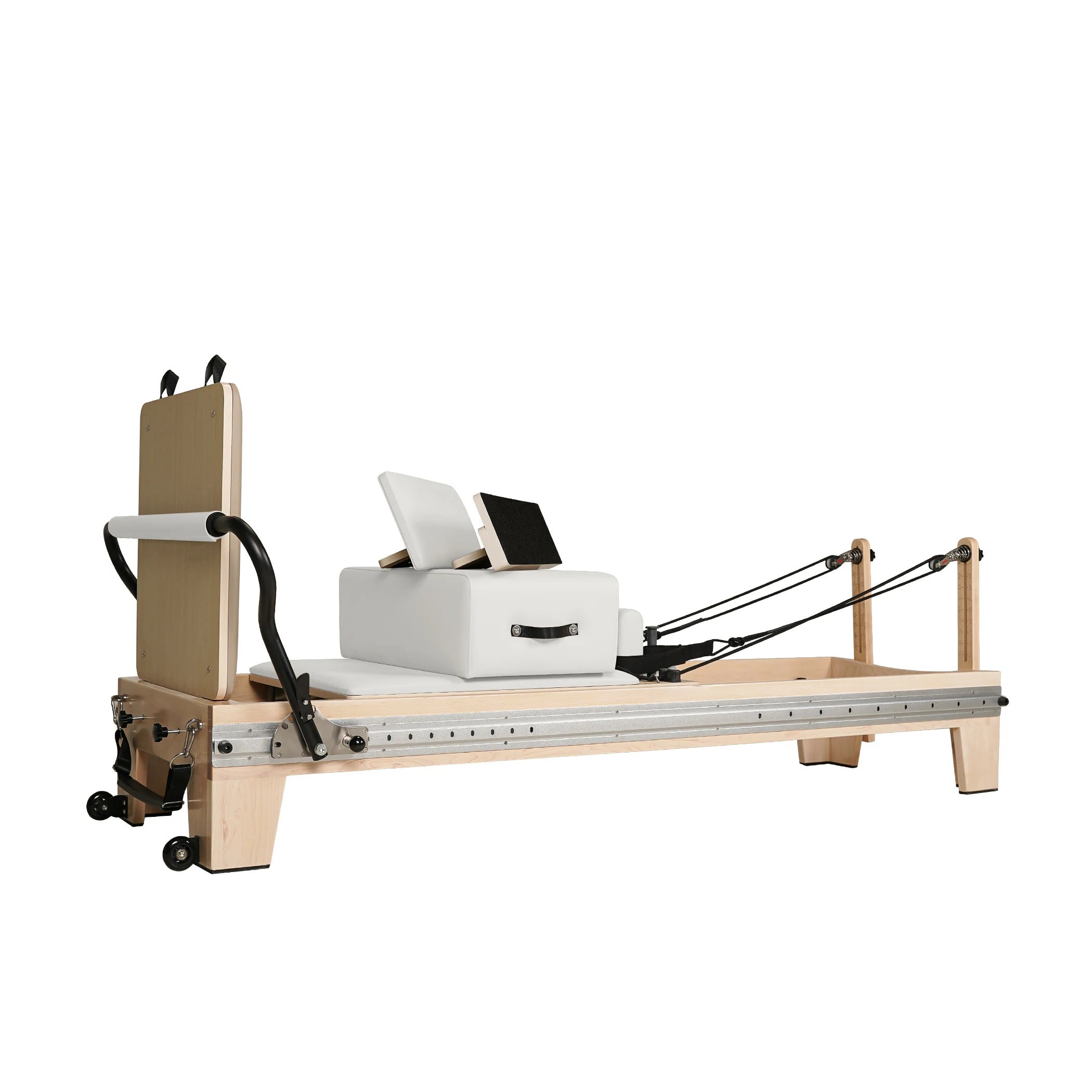 Maple Full Track Split Glide Pilates Reformer White
