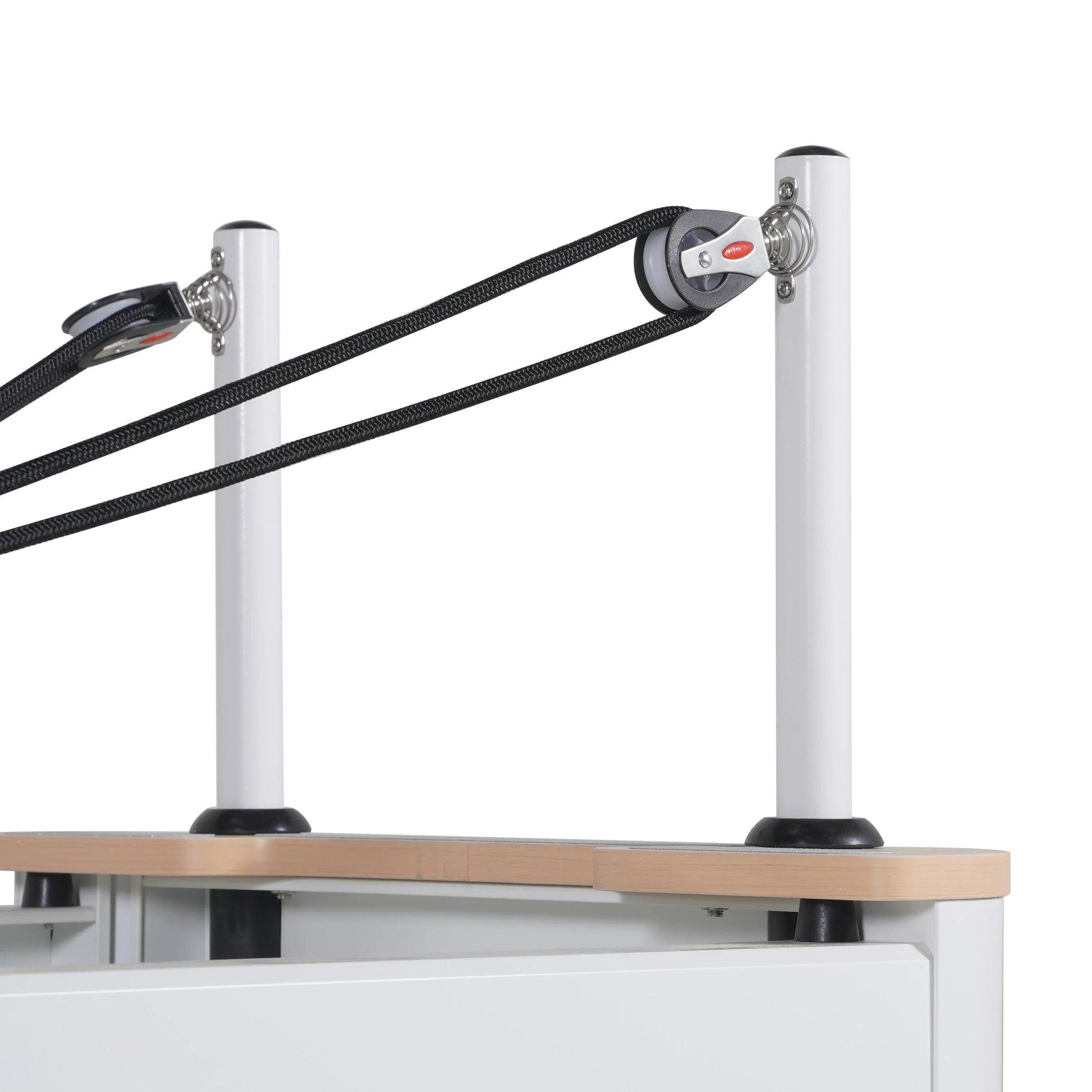 Folding Pilates Aluminum Alloy Reformer White