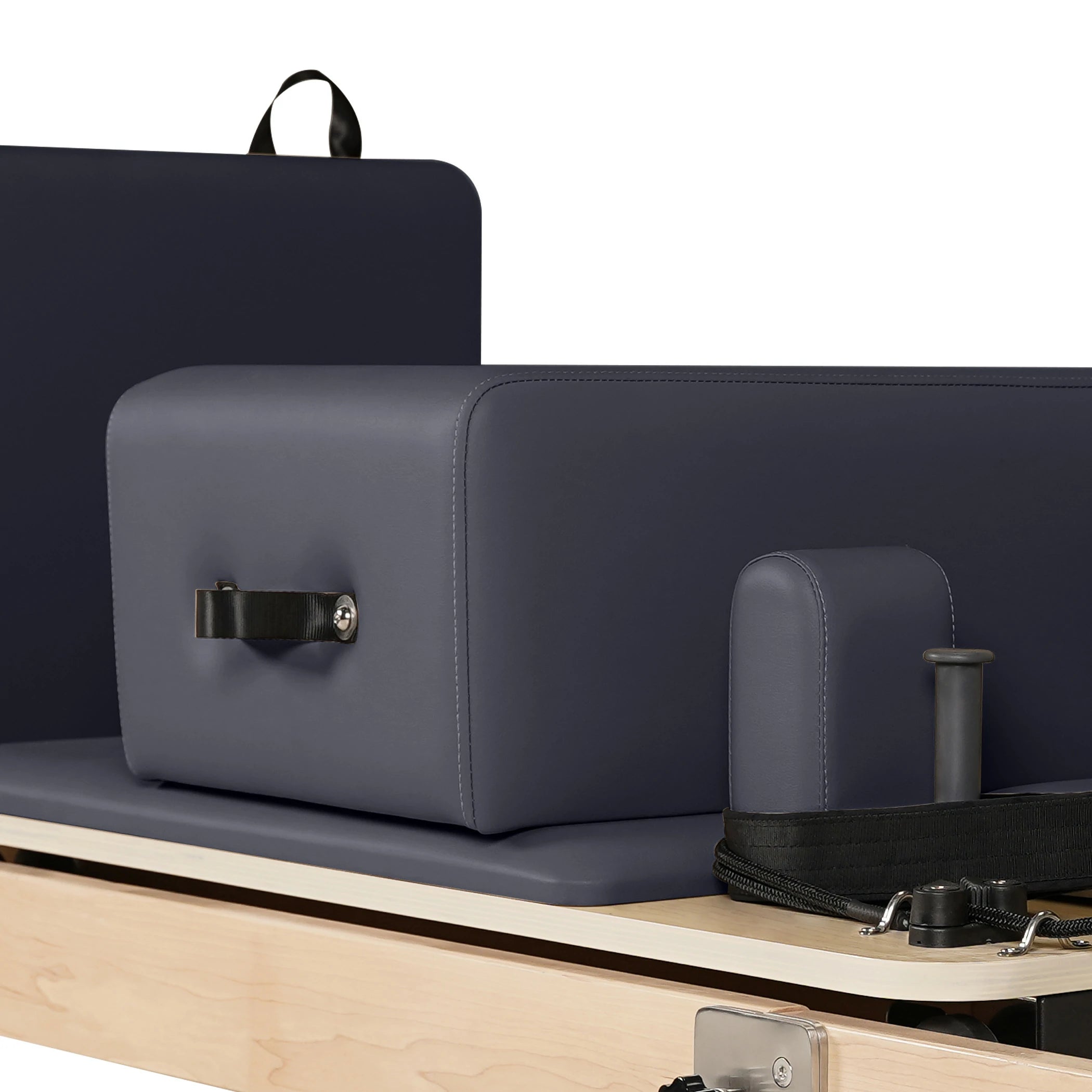 Foldable Maple Wood Pilates Reformer Gray