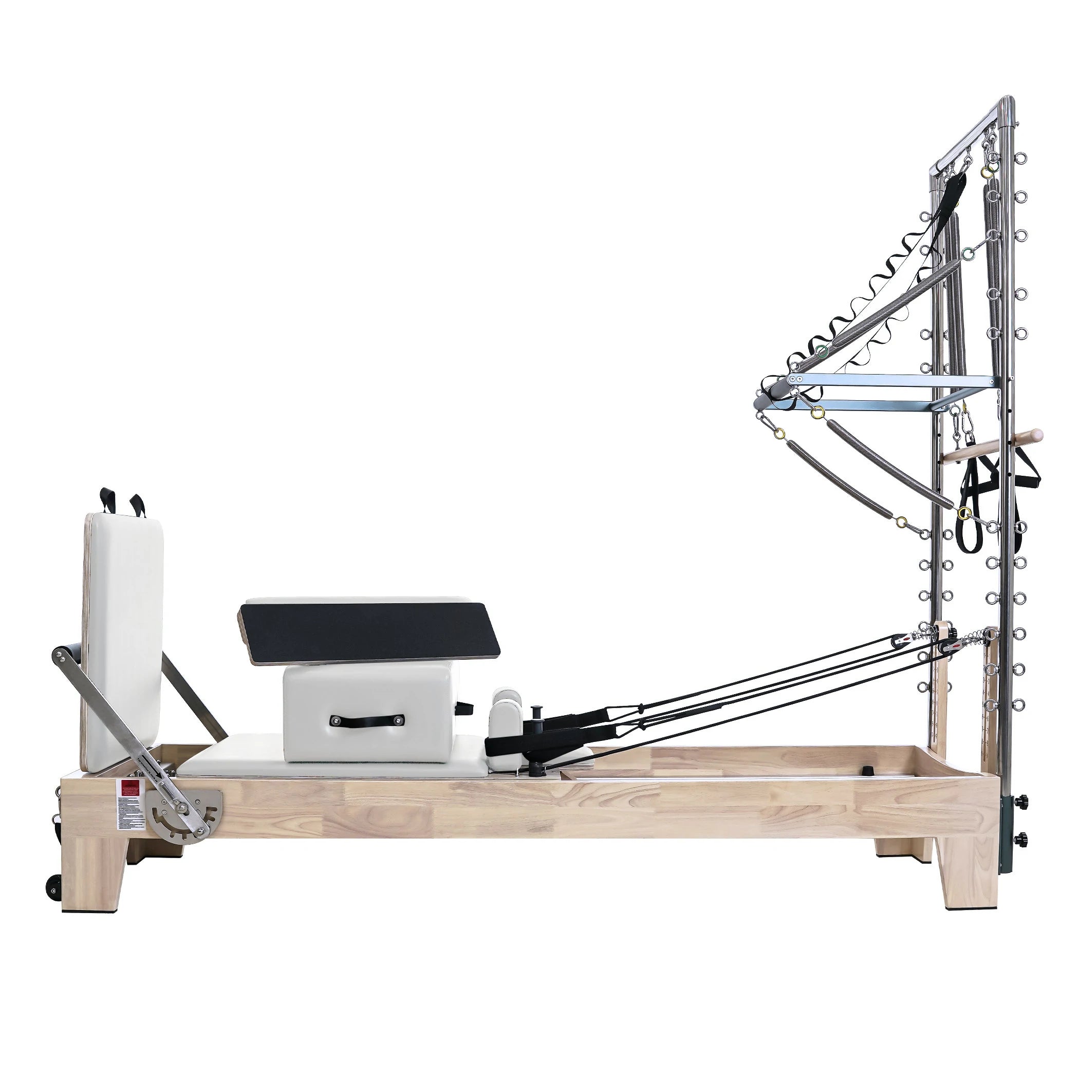 Pilates Reformer With Tower White