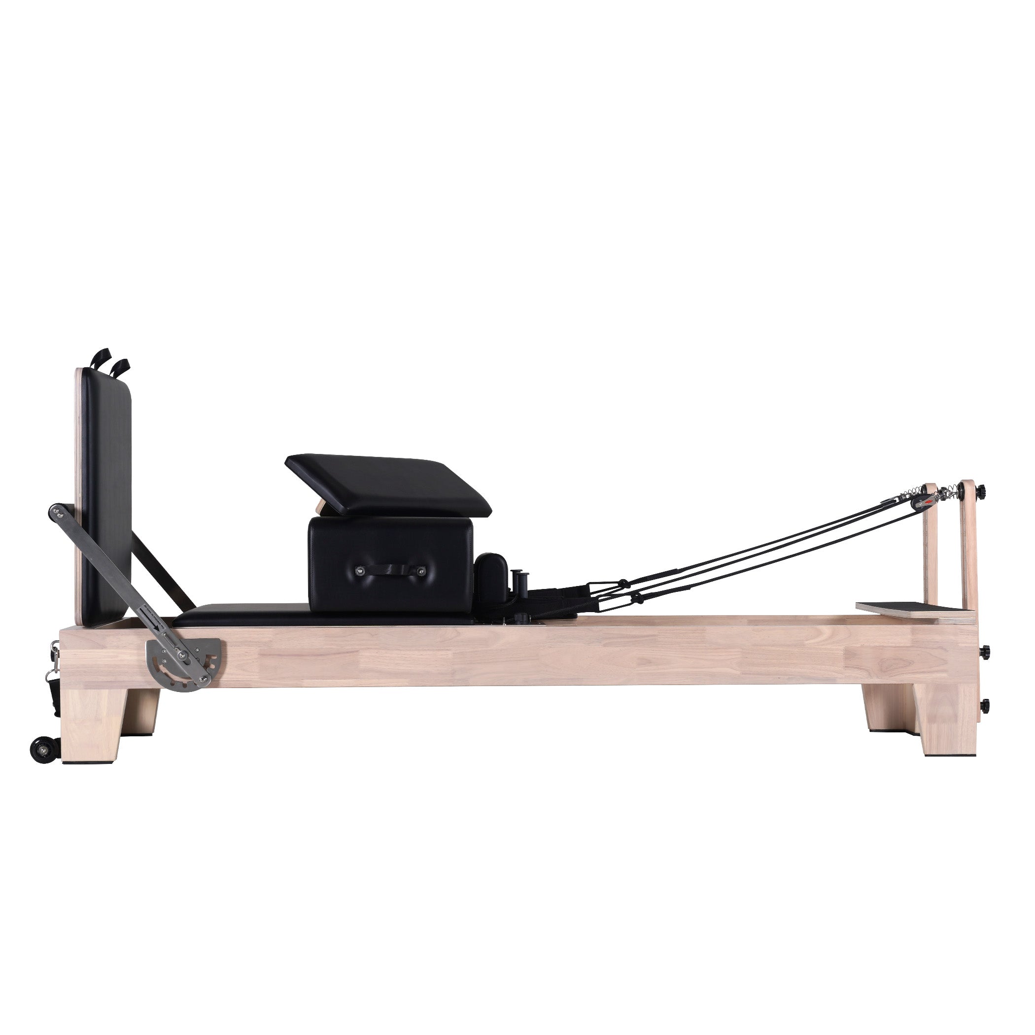 Classic Pilates Wood Reformer Black