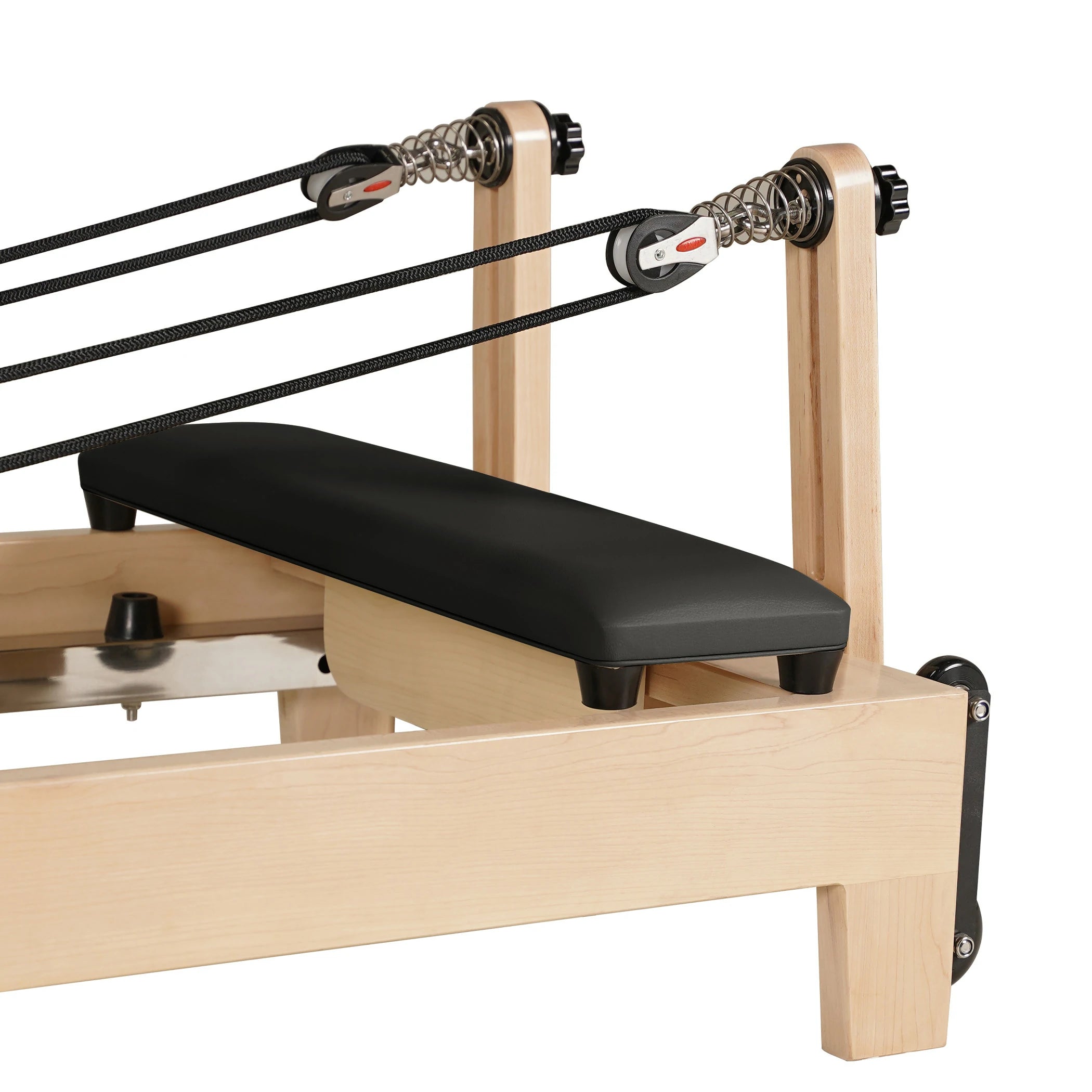 Reformeur de Pilates pliable en bois d'érable noir
