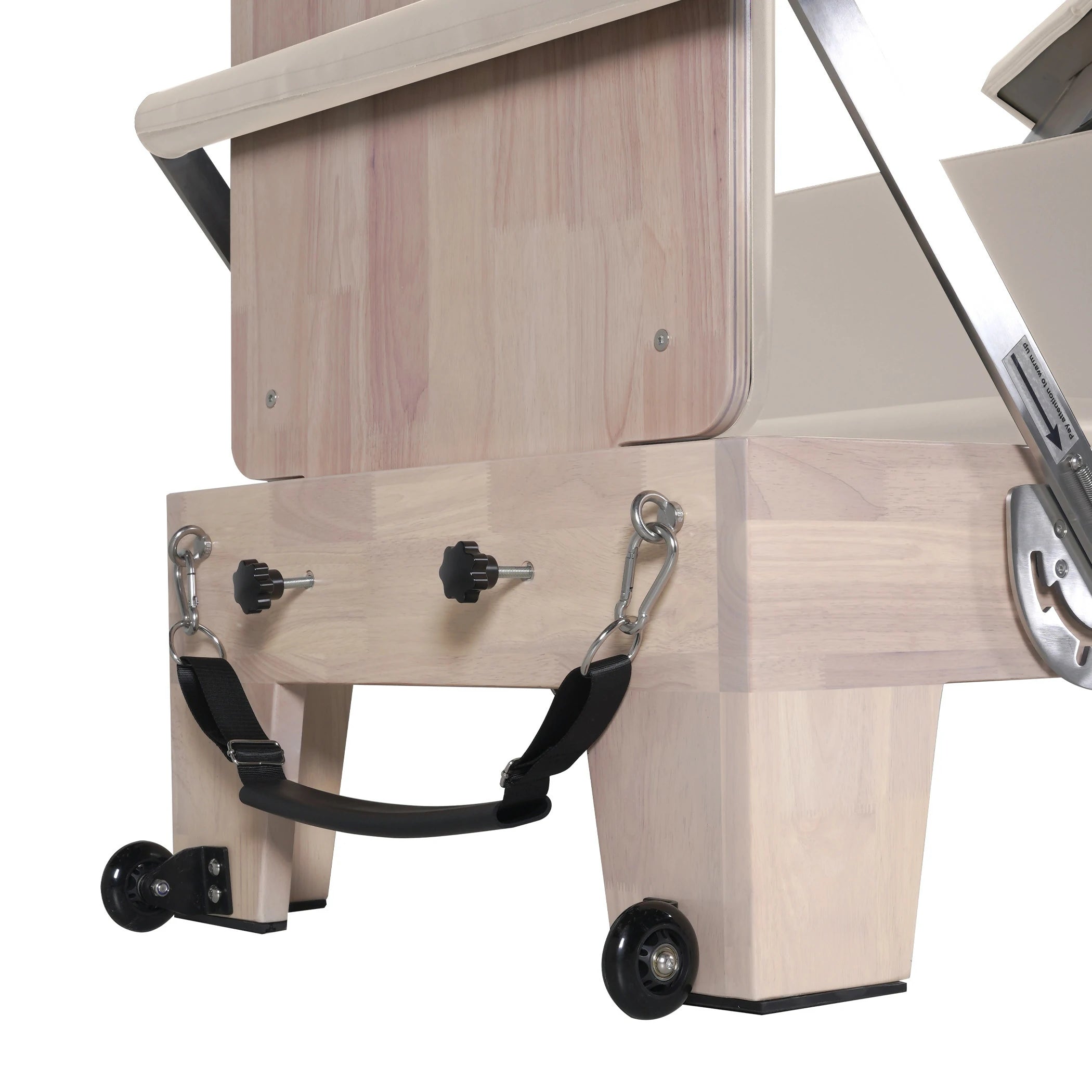 Pilates Reformer With Tower Cream White