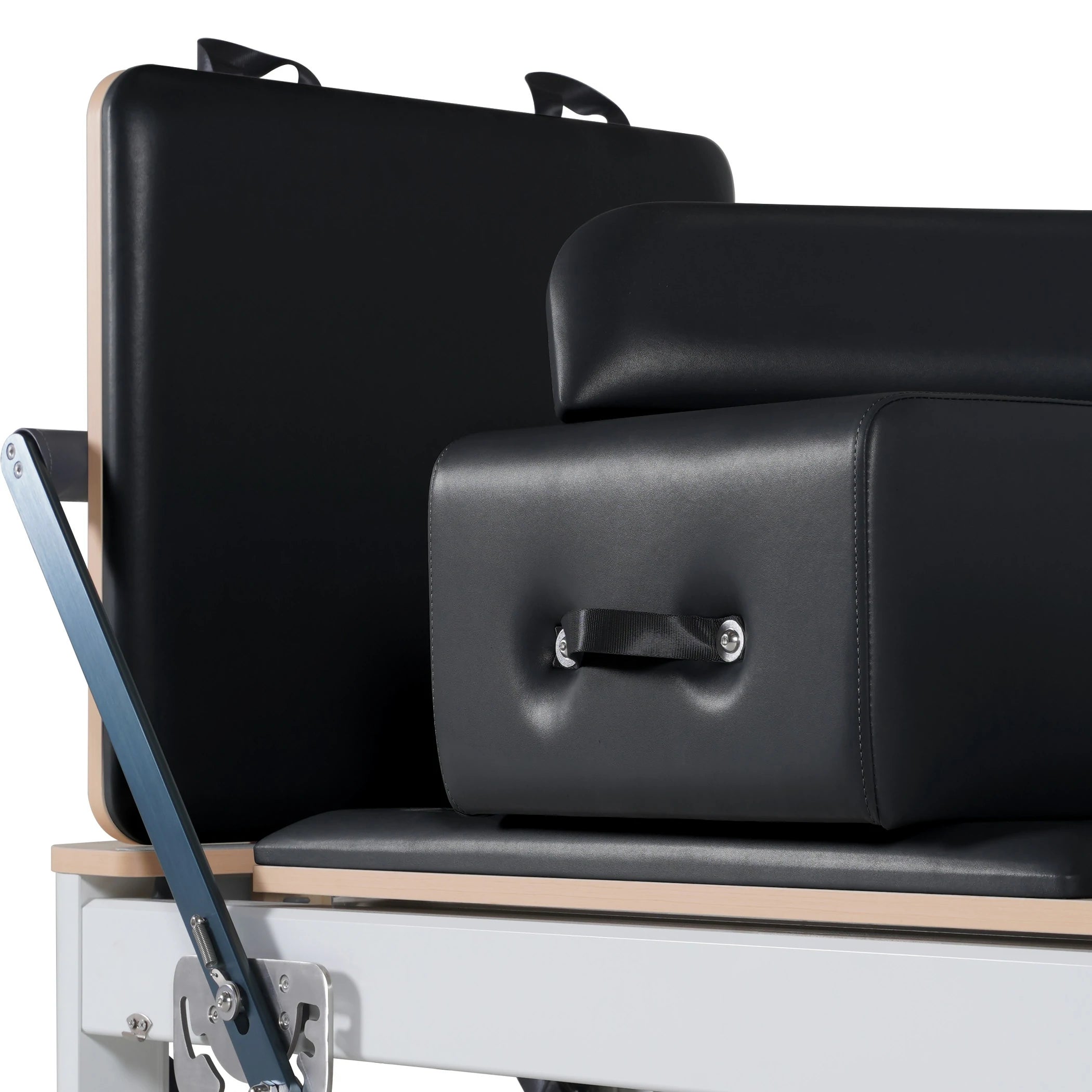 Folding Pilates Aluminum Alloy Reformer Black