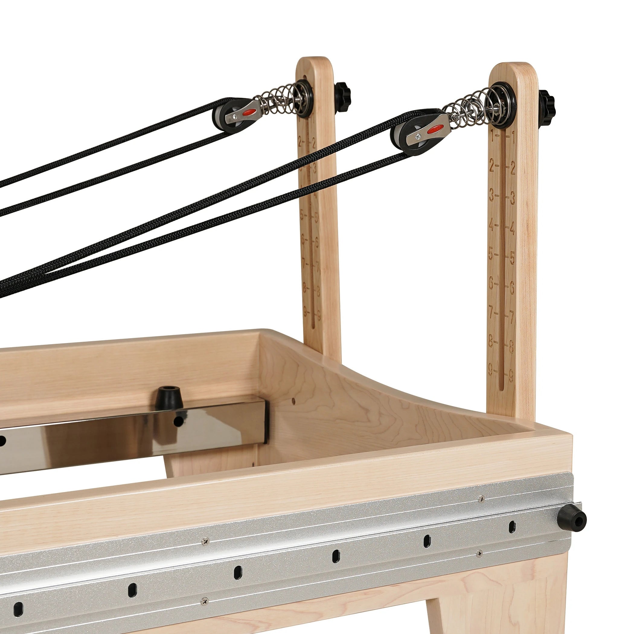 Maple Full Track Split Glide Pilates Reformer Brown