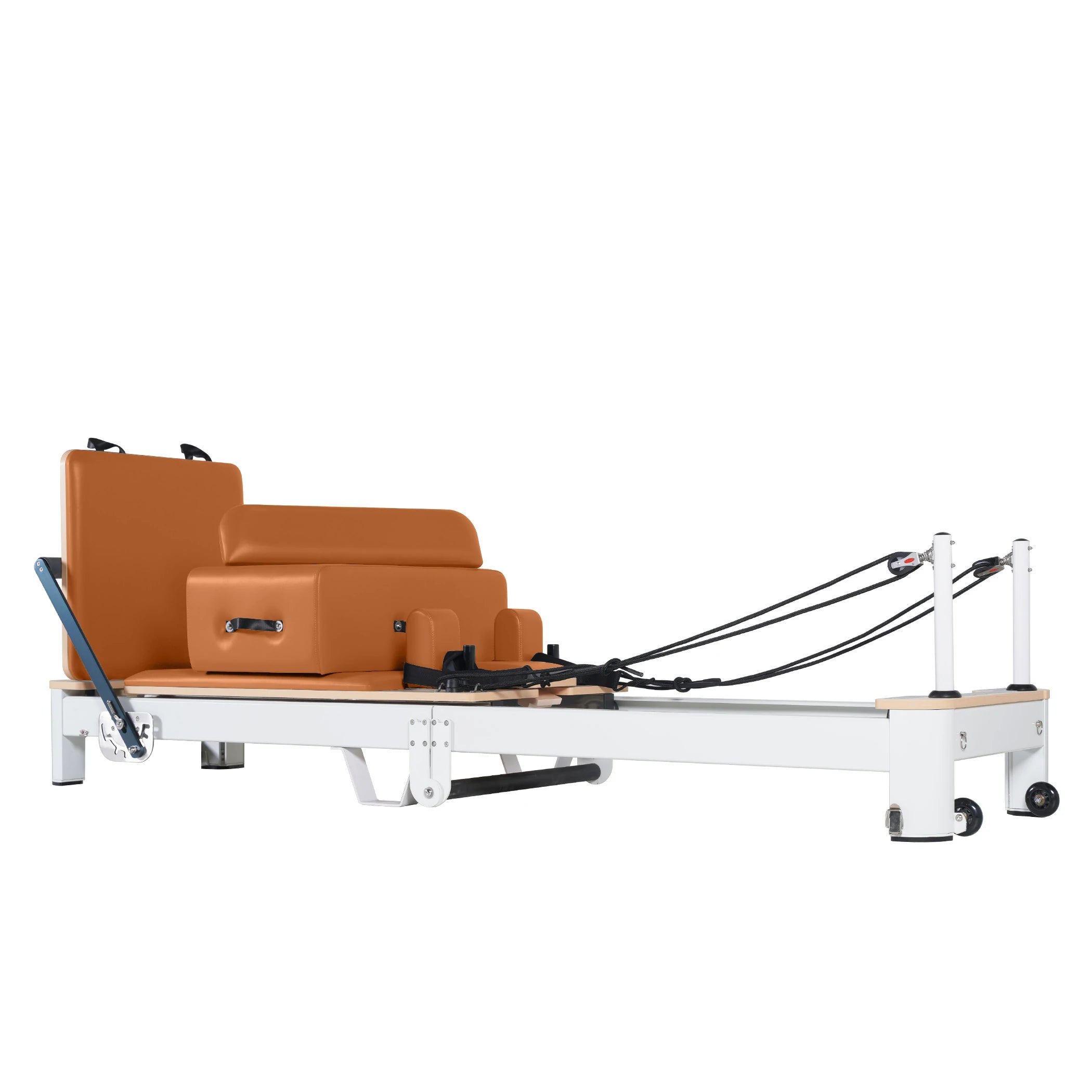 Folding Pilates Aluminum Alloy Reformer Orange