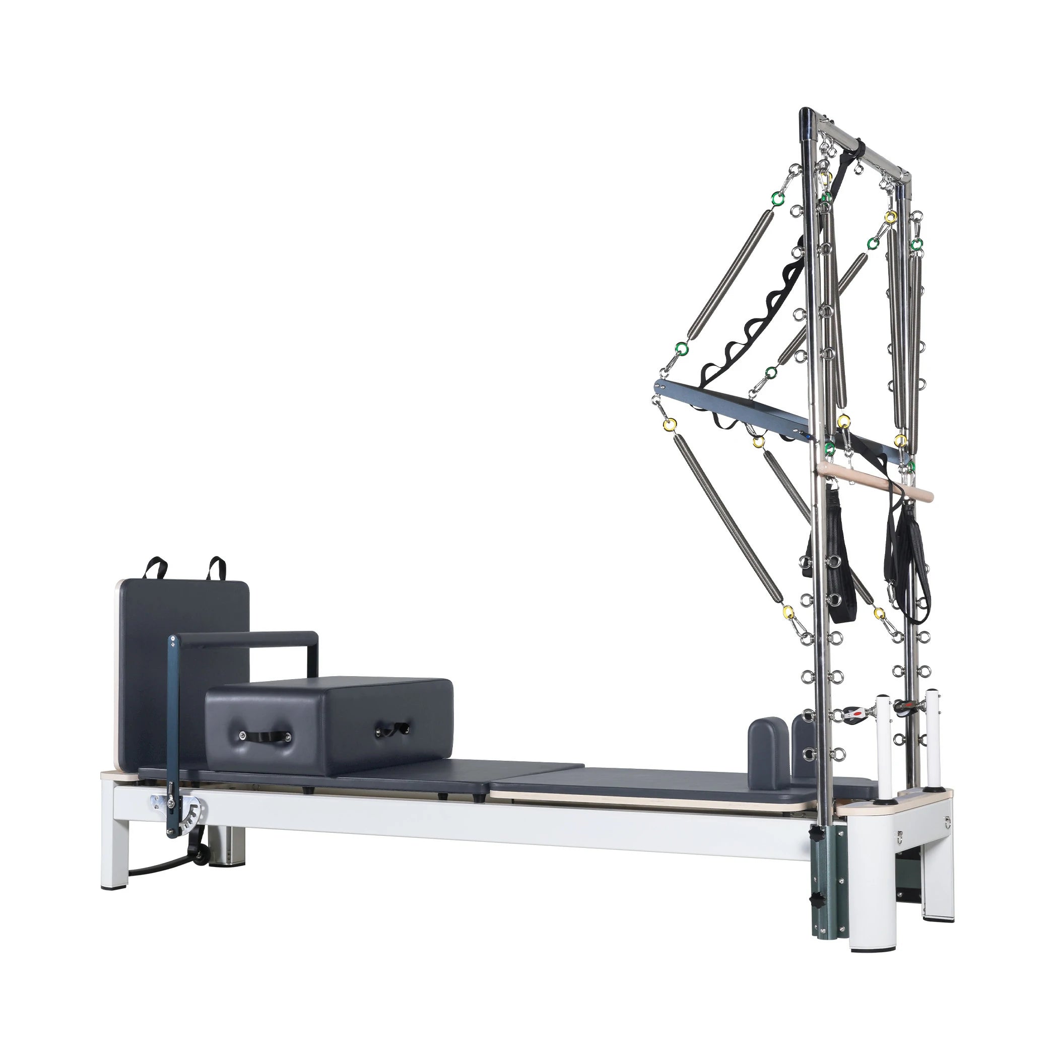 Aluminum Pilates Reformer with Tower Grey
