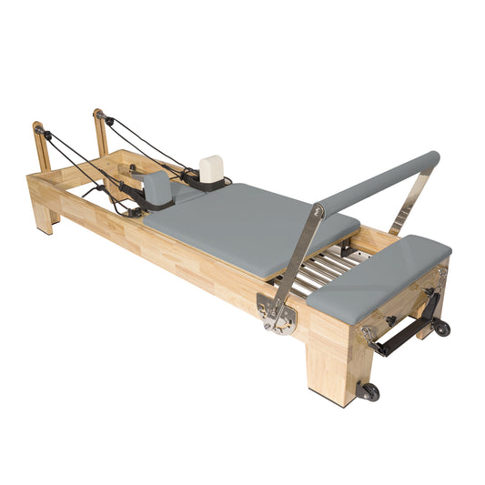 Classic Oak Pilates Reformer Gray