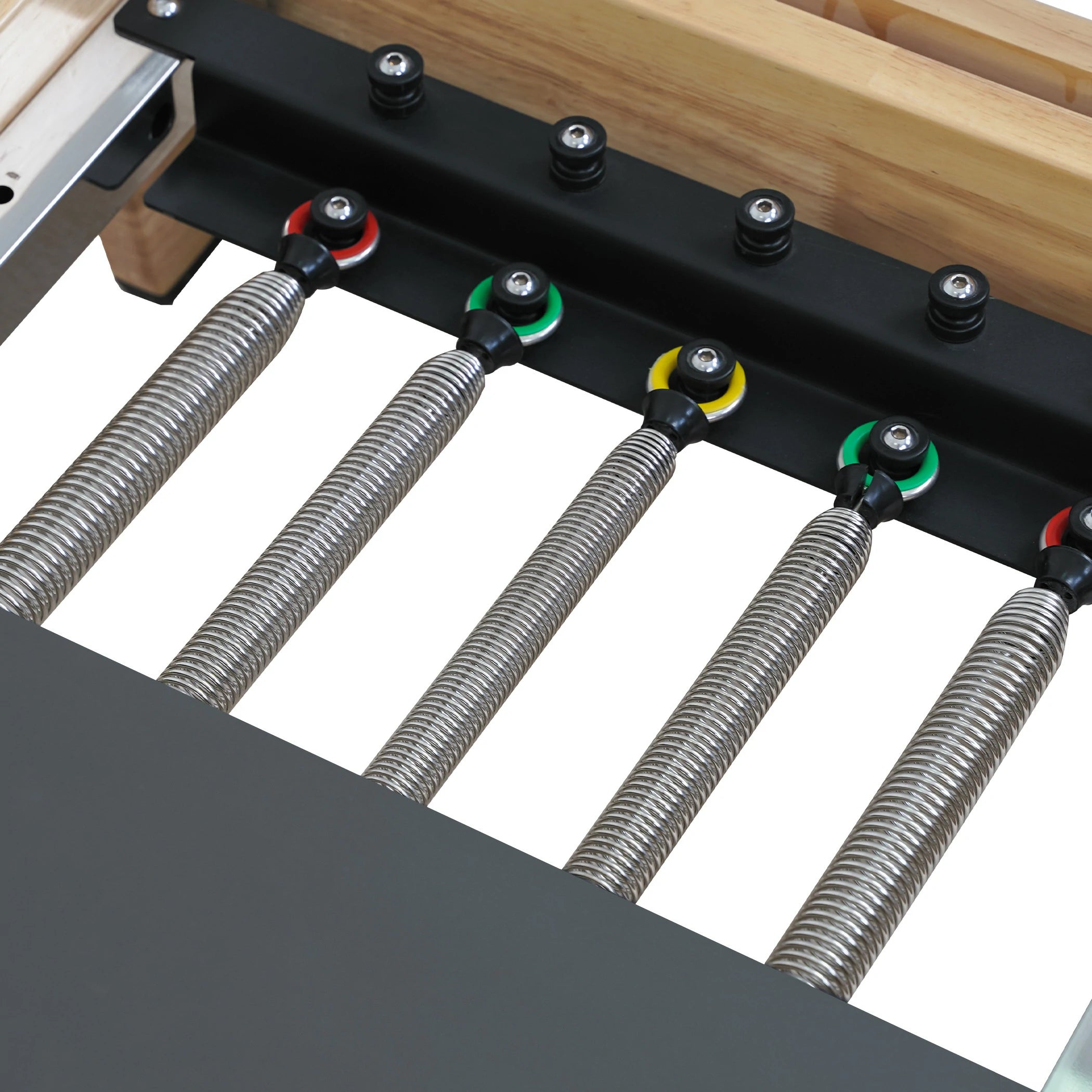 Oak Folding Classic Pilates Reformer – Grey