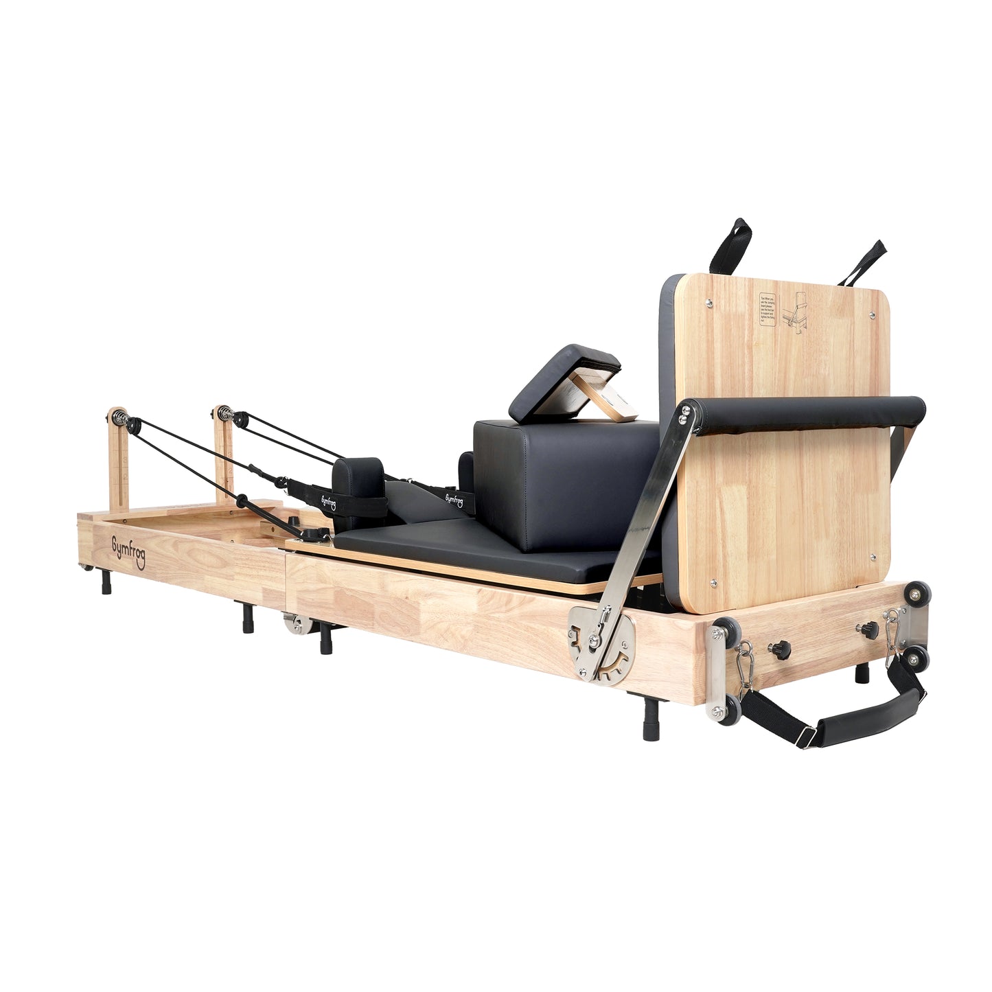 Foldable Pilates Reformer – Black