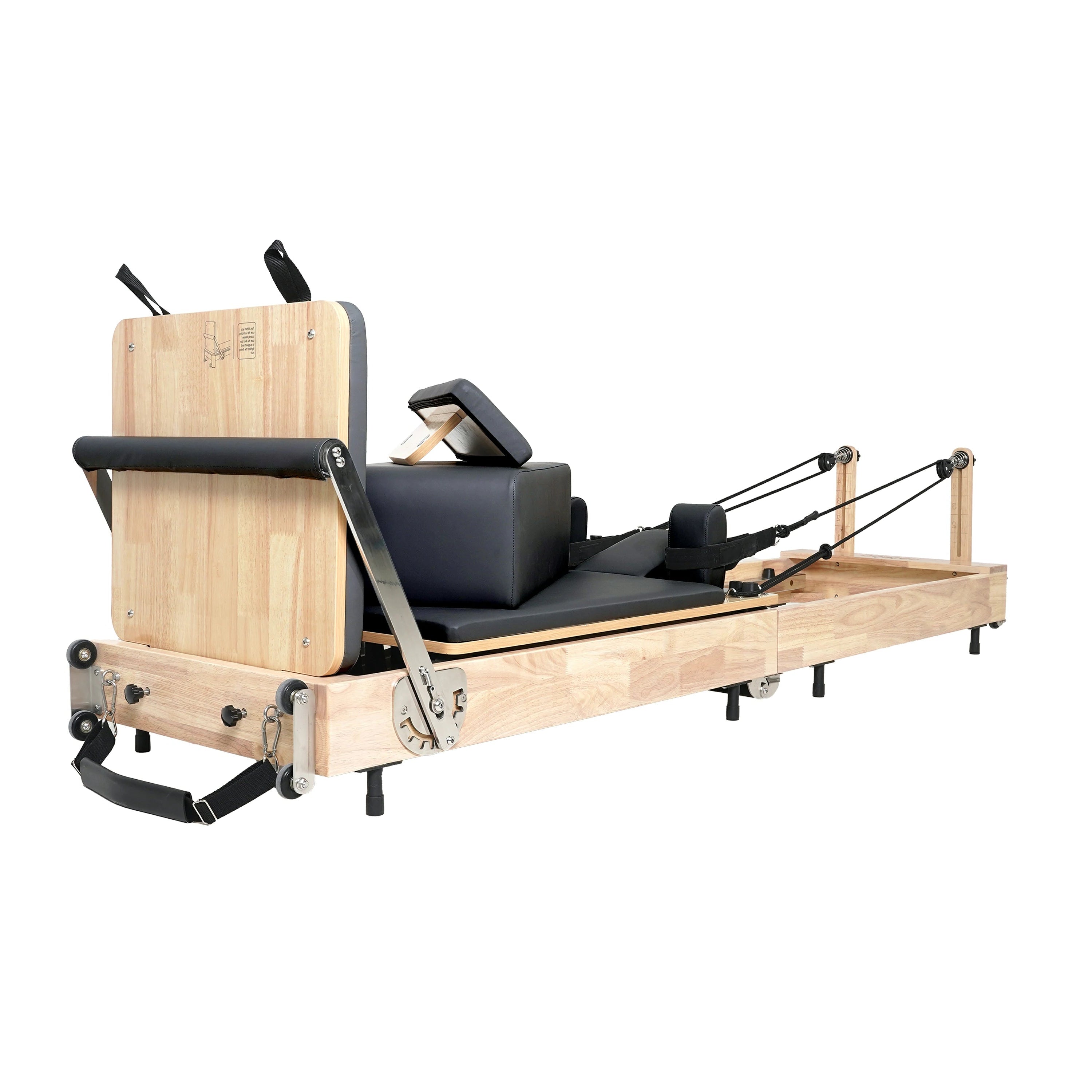 Collapsible Classic Pilates Reformer Black