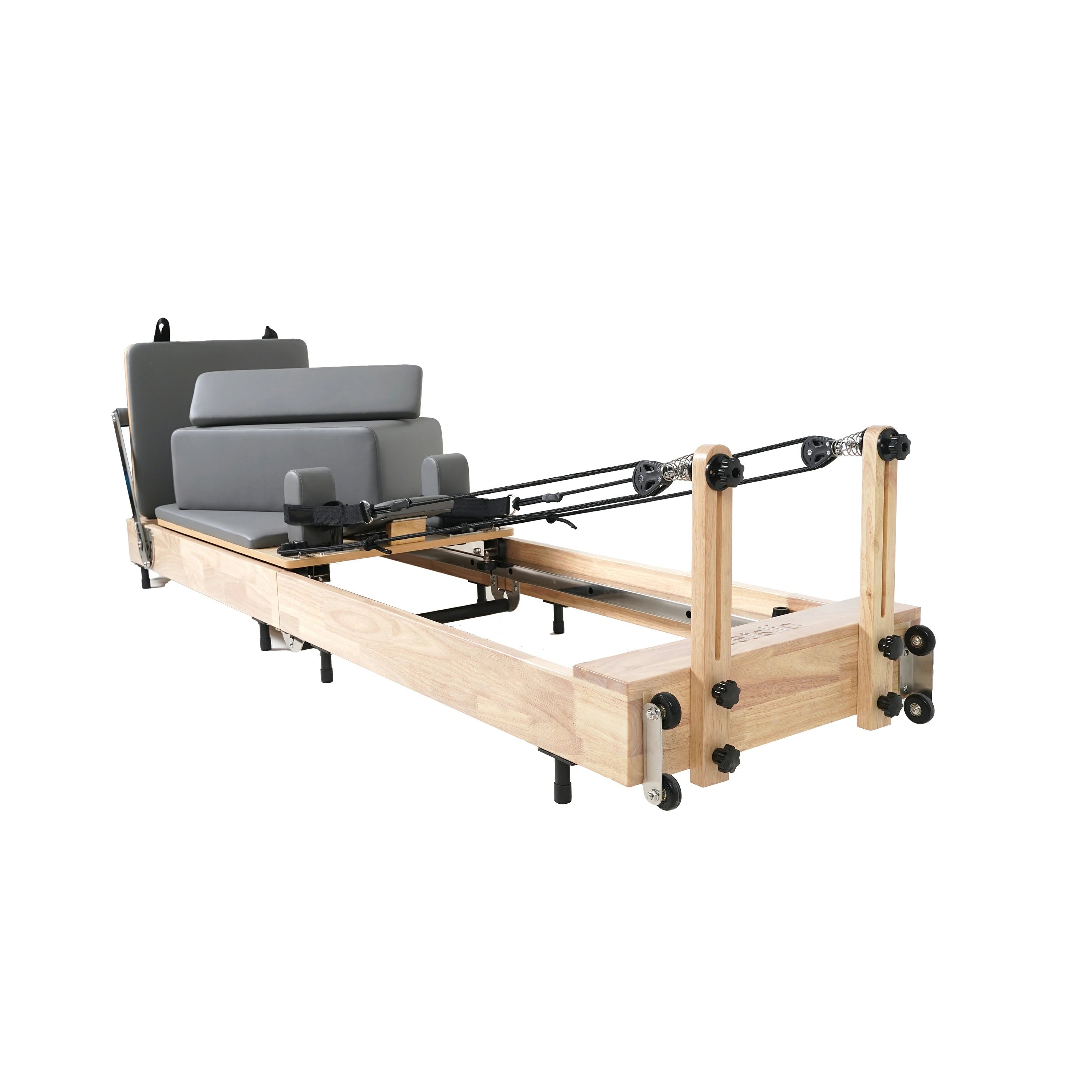 Collapsible Classic Pilates Reformer Grey