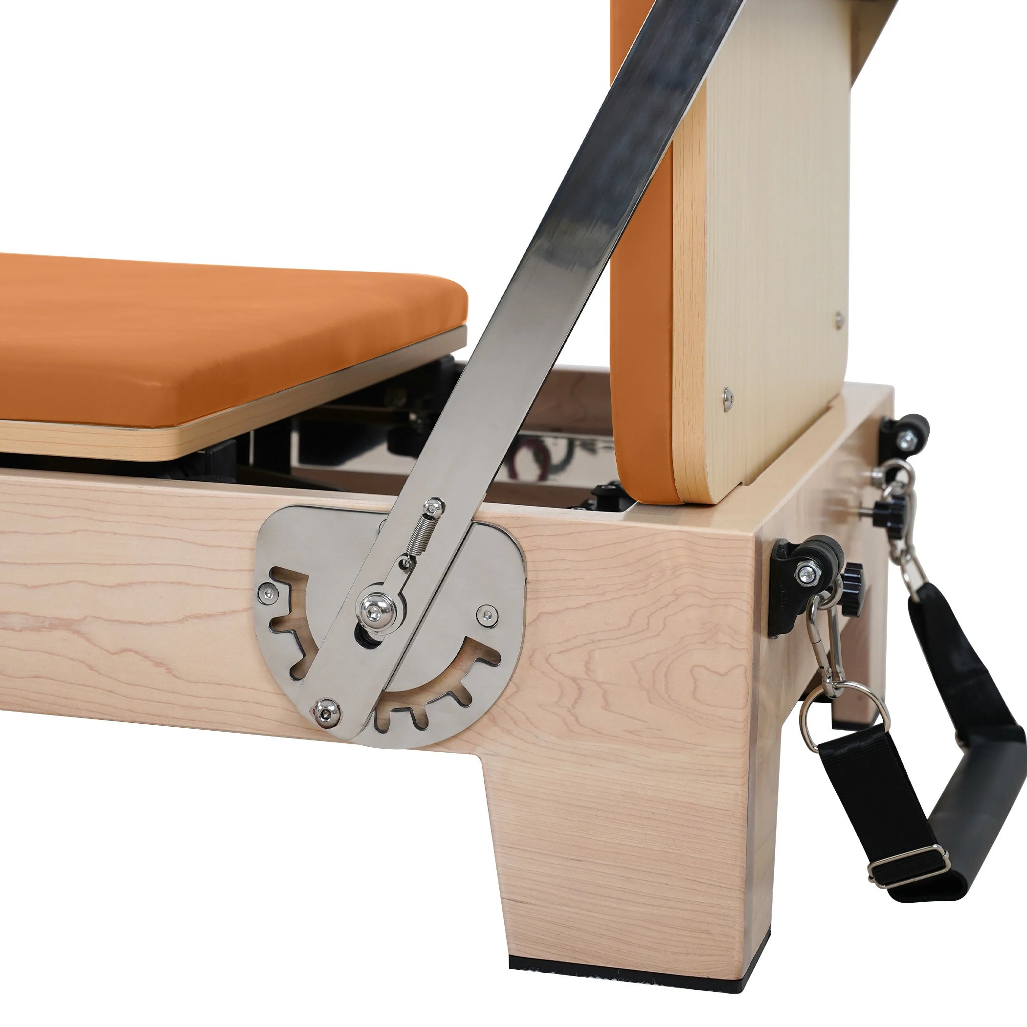 Reformeur de Pilates Classique Pliant Maple – Orange
