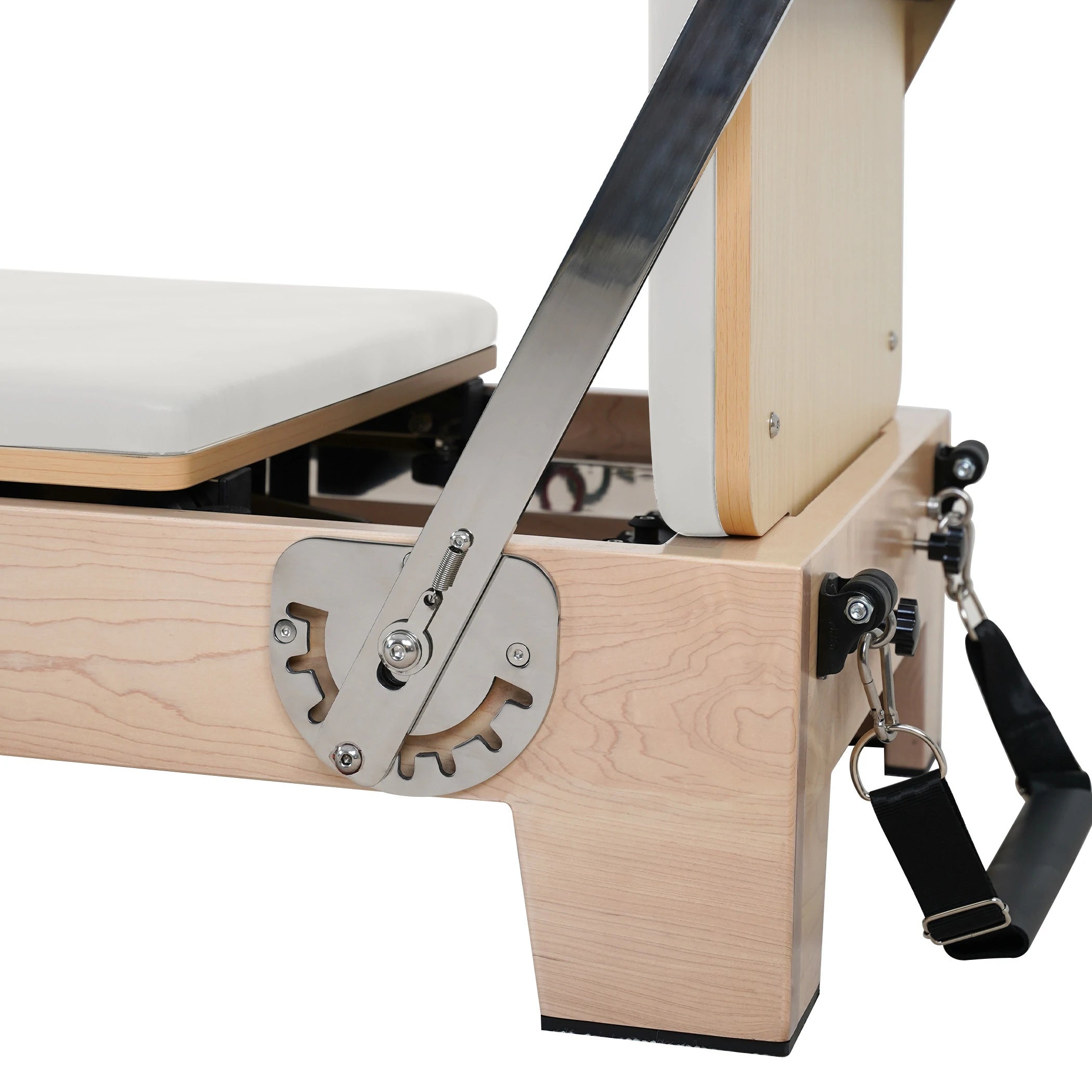 Maple Folding Classic Pilates Reformer – White