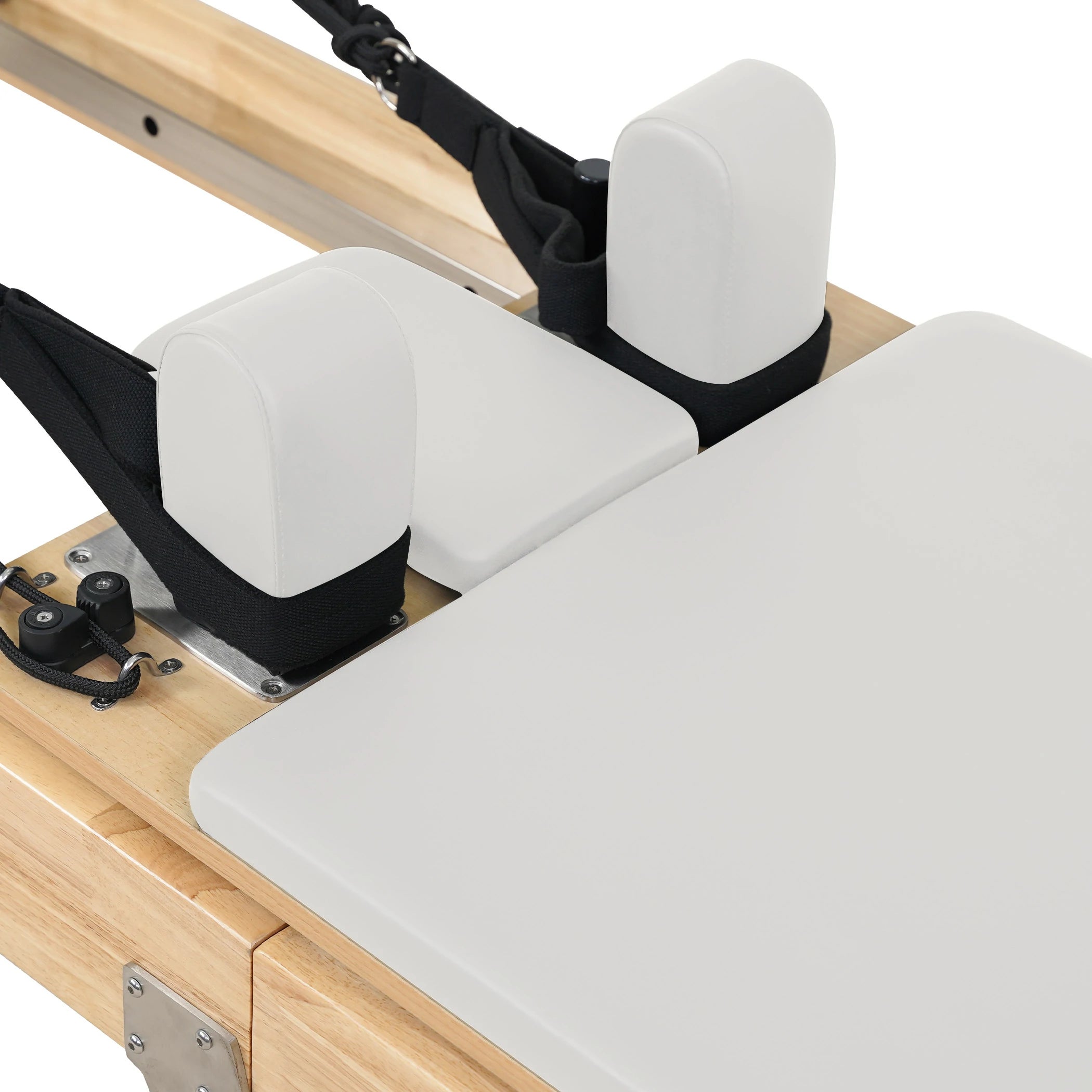 Oak Folding Classic Pilates Reformer – White
