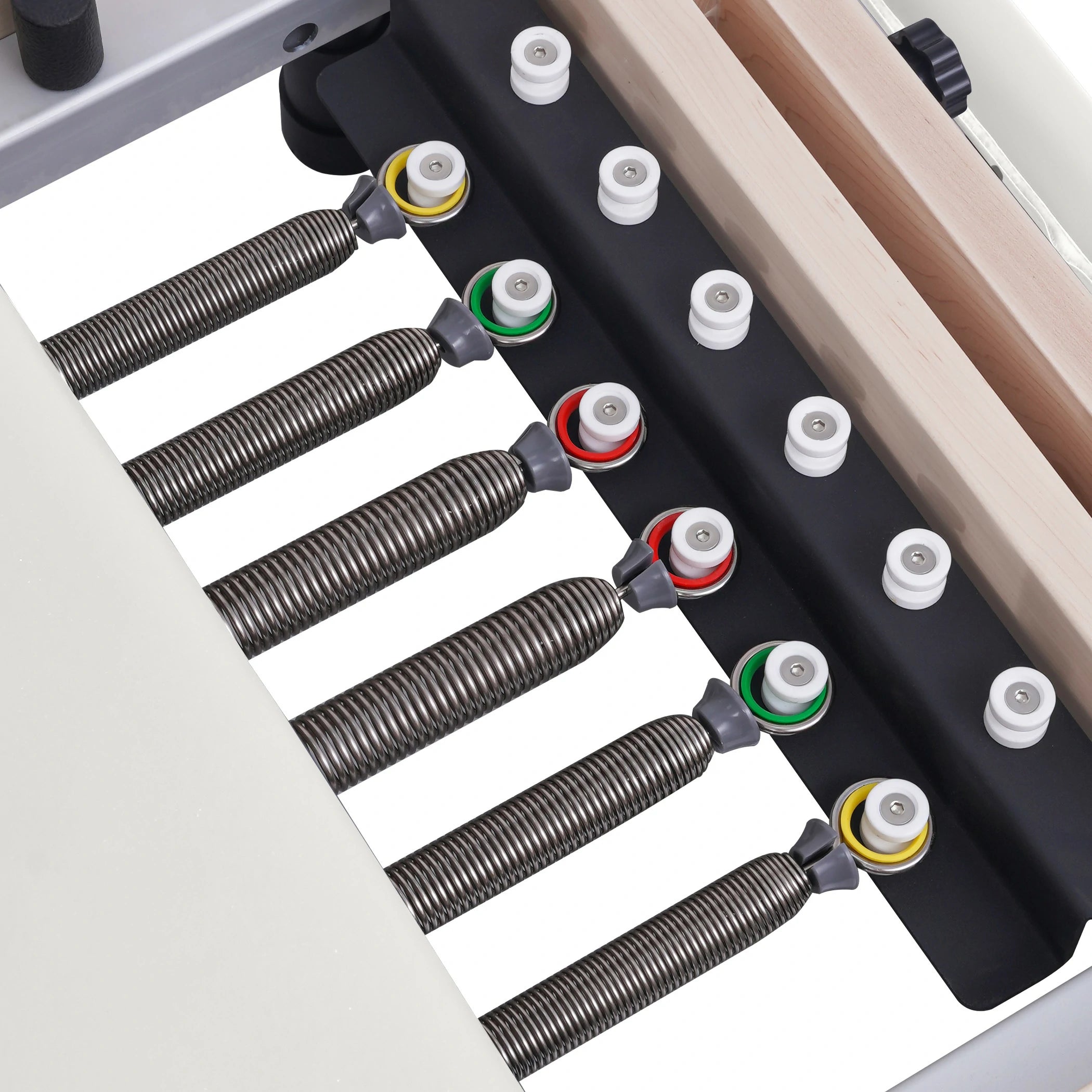 Foldable Maple Pilates Reformer White