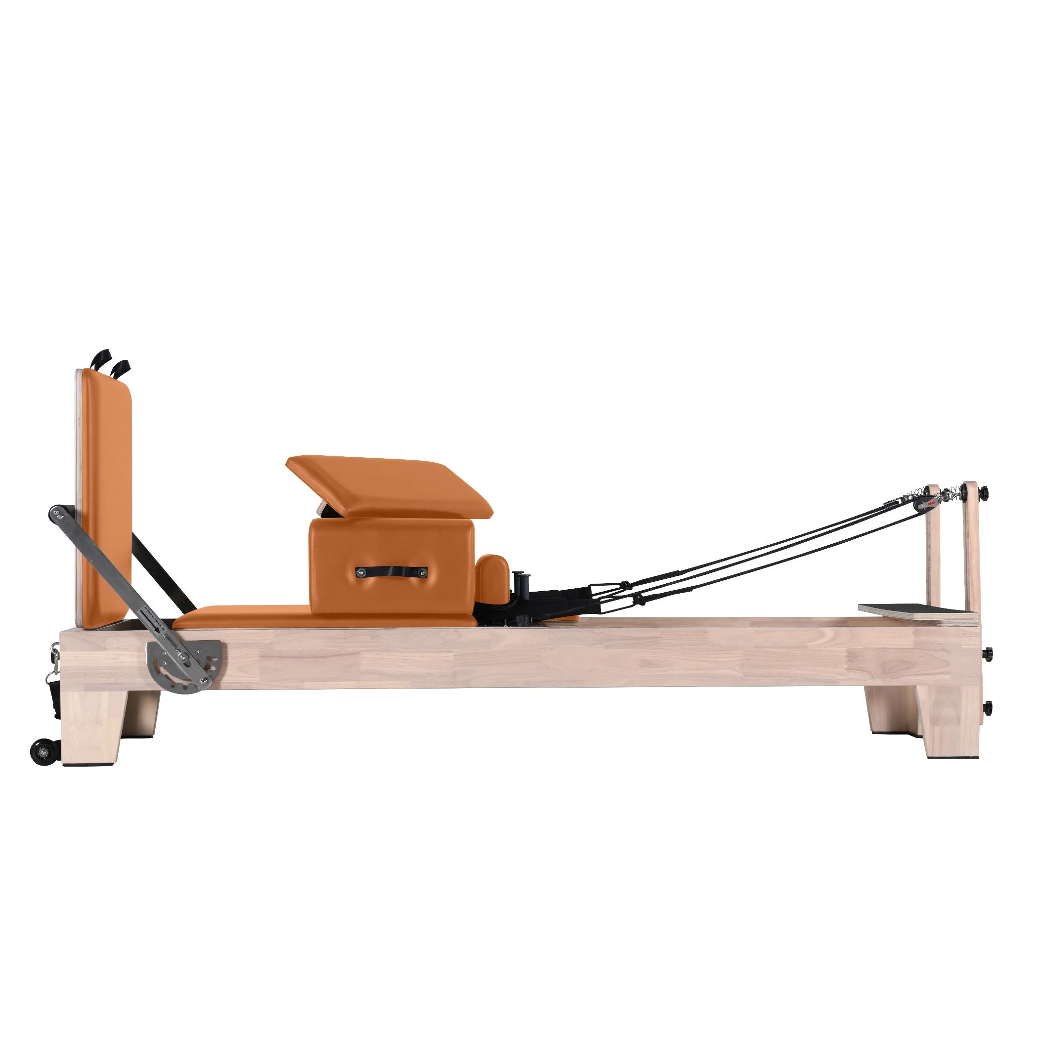 Classic Pilates Wood Reformer Orange