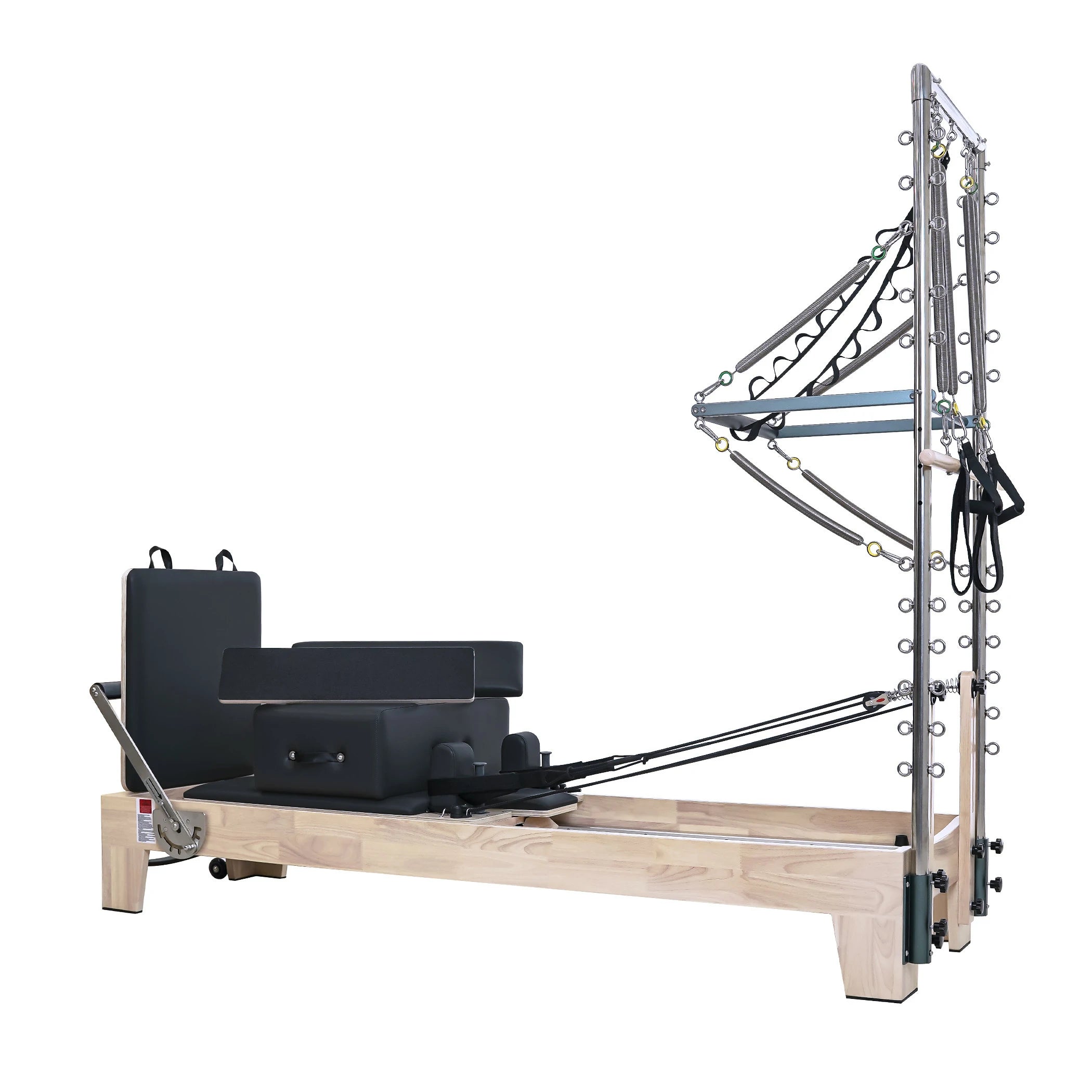 Pilates Reformer With Tower Black