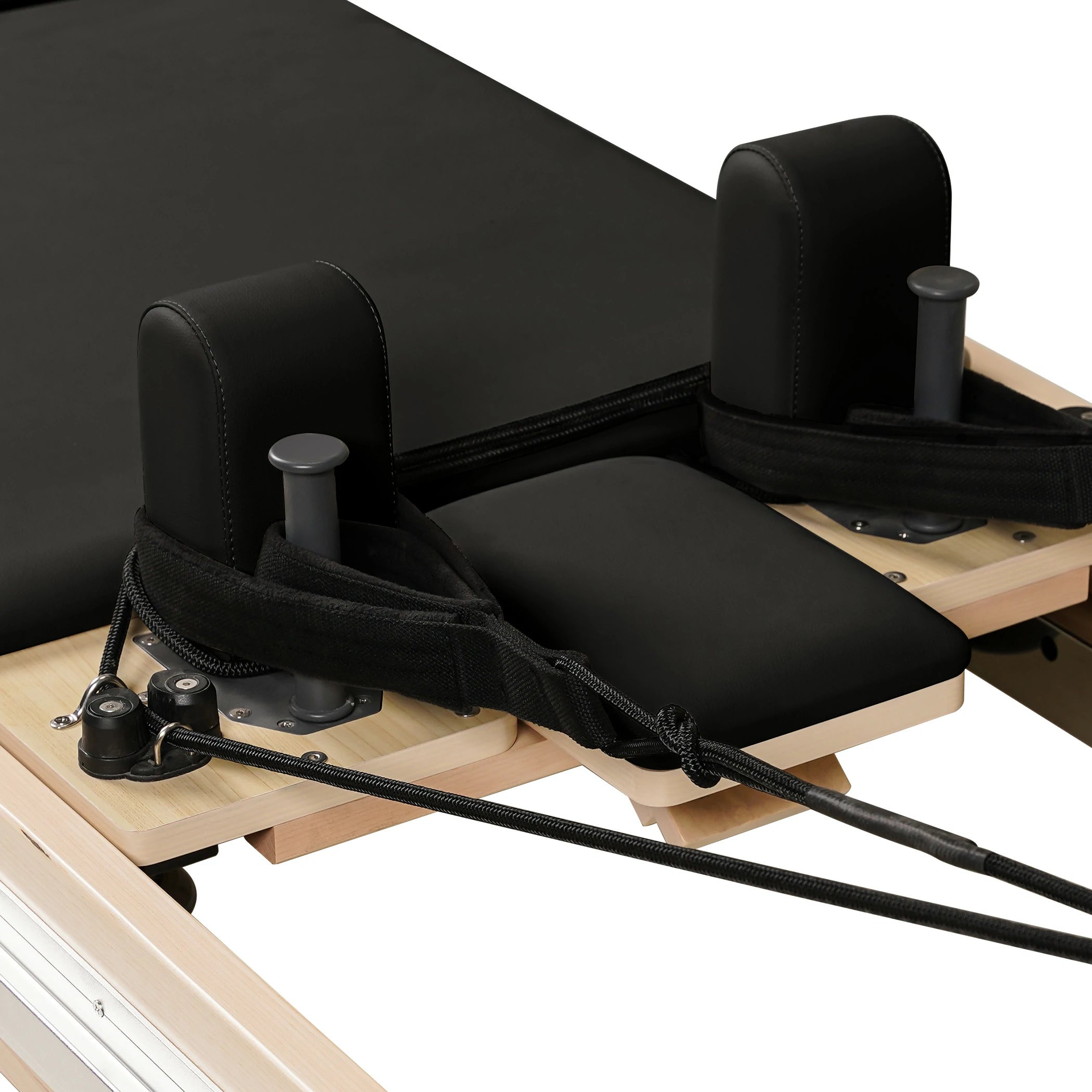 Maple  Full Track Split Glide Pilates Reformer Black