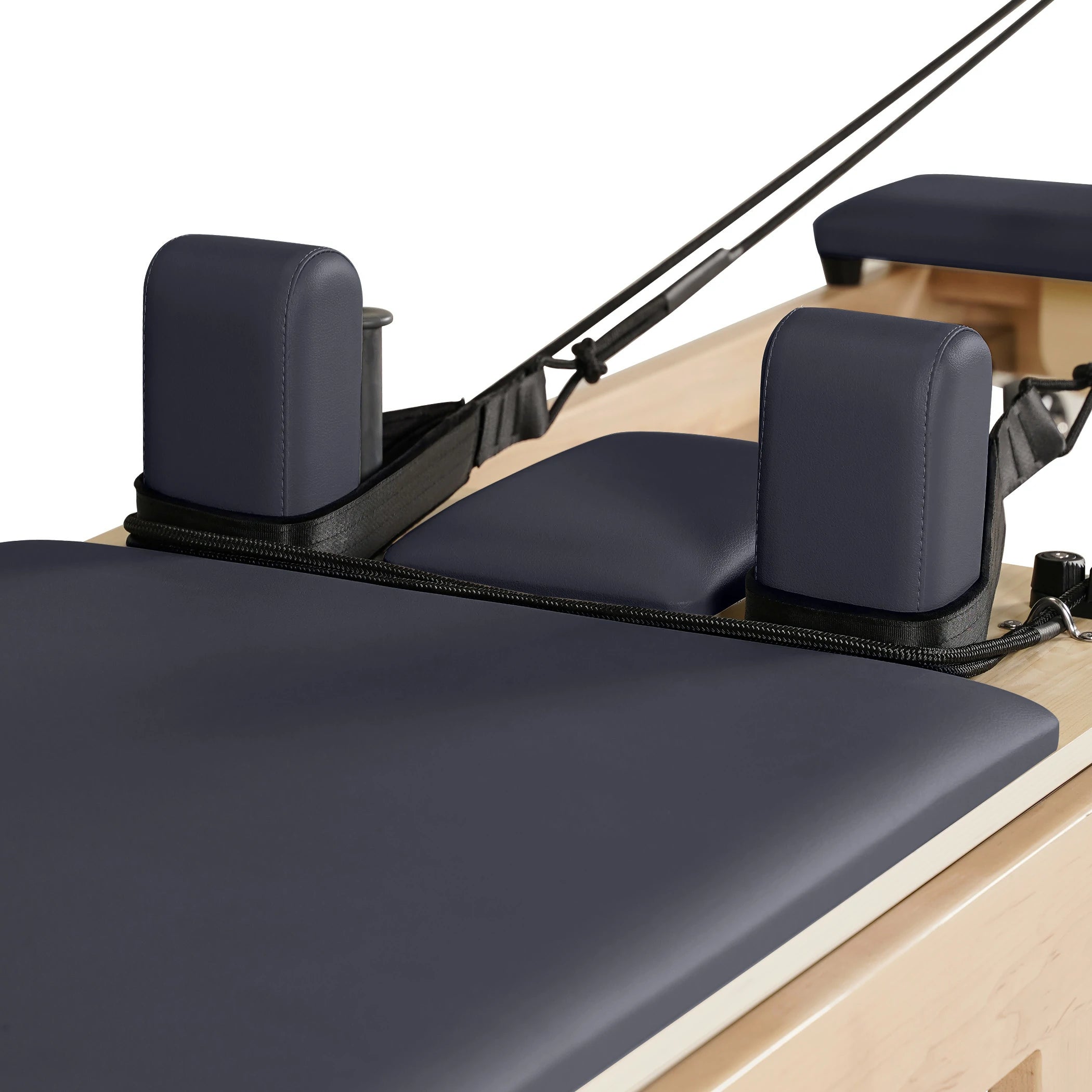 Foldable Maple Wood Pilates Reformer Gray