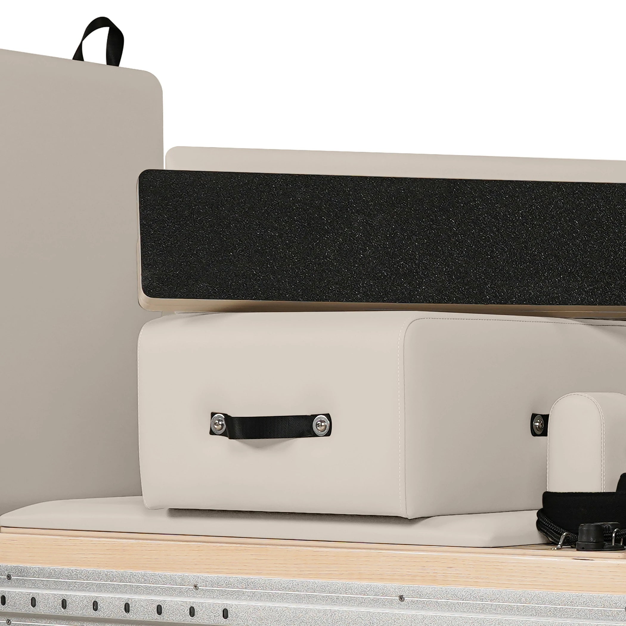 Maple  Full Track Split Glide Pilates Reformer Cream White