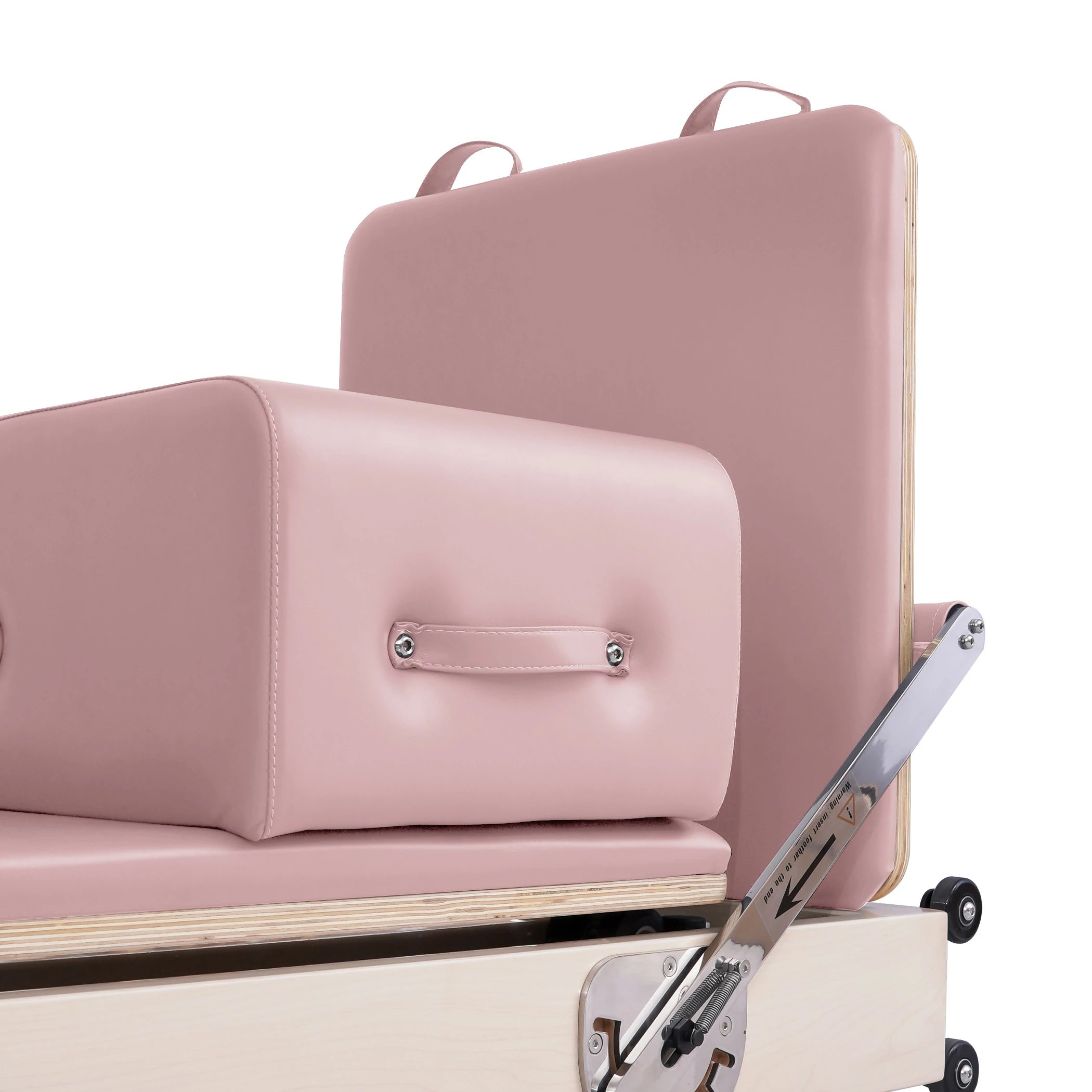Foldable Maple Pilates Reformer Pink
