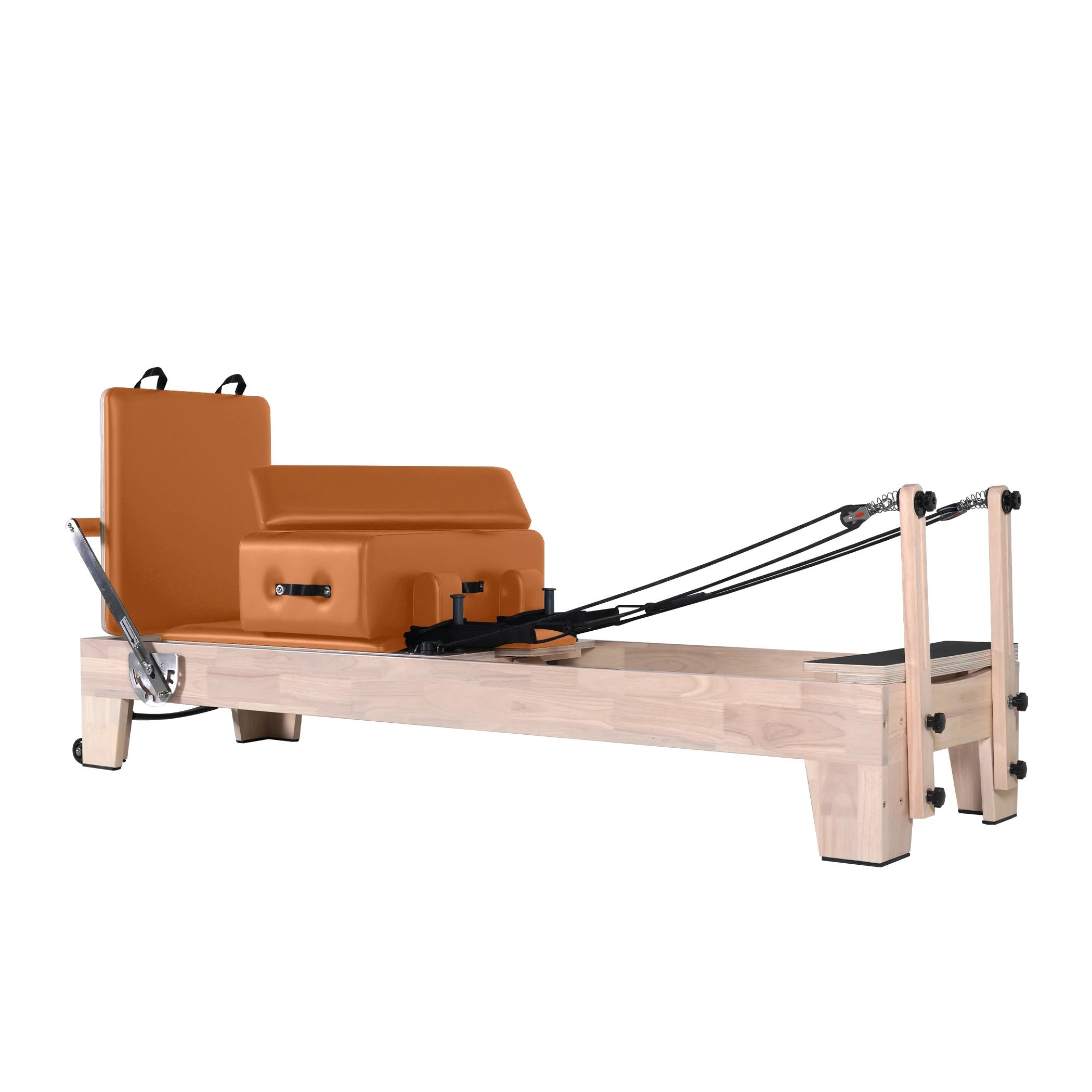 Classic Pilates Wood Reformer Orange