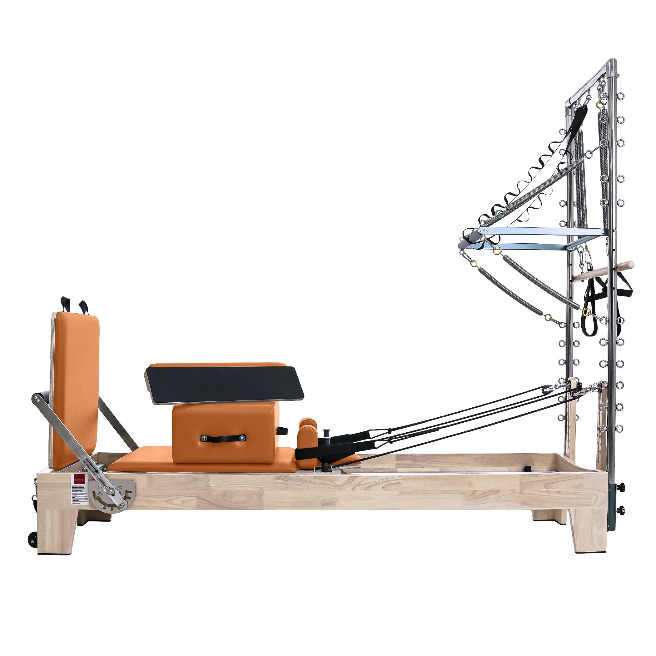Pilates Reformer With Tower Orange
