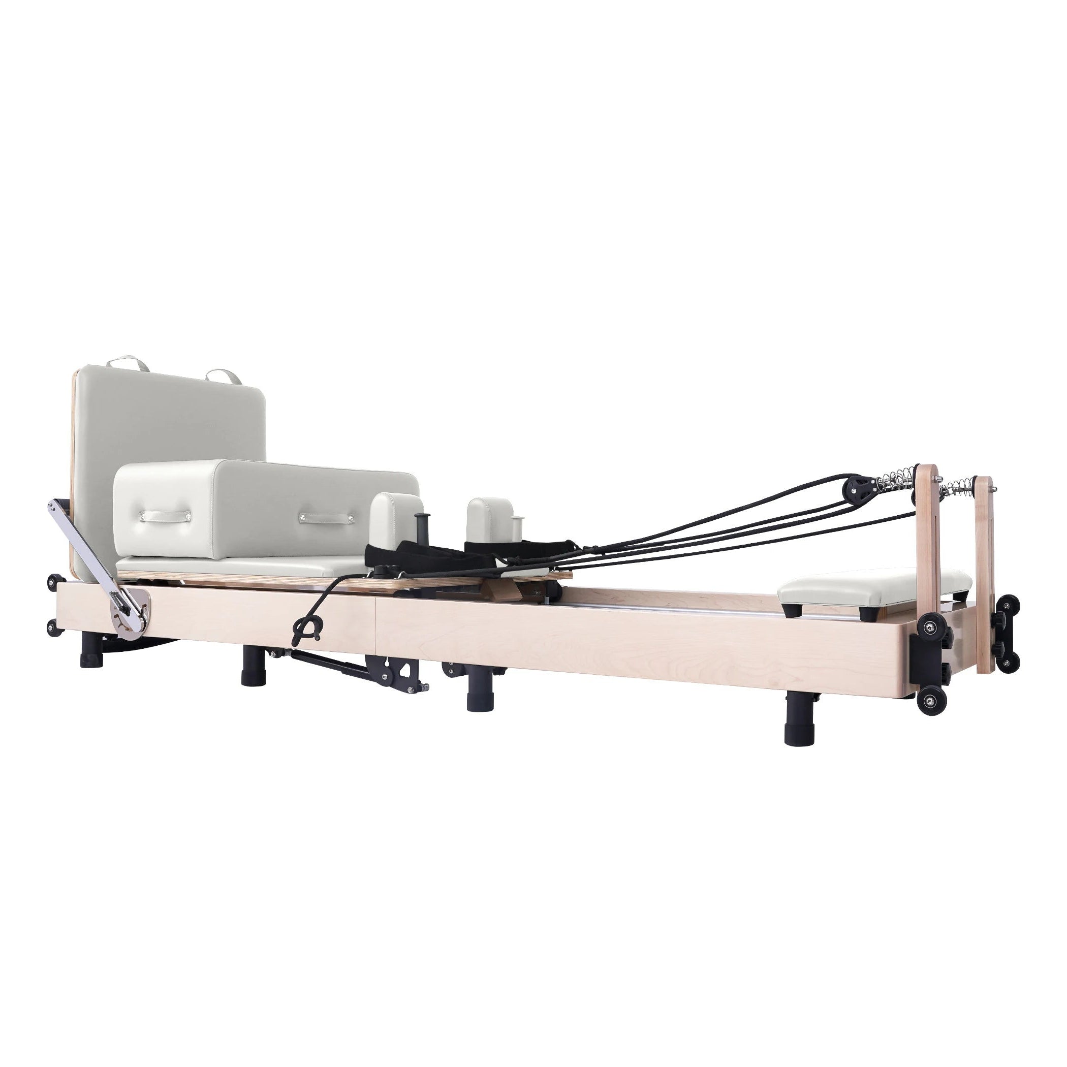 Foldable Maple Pilates Reformer White
