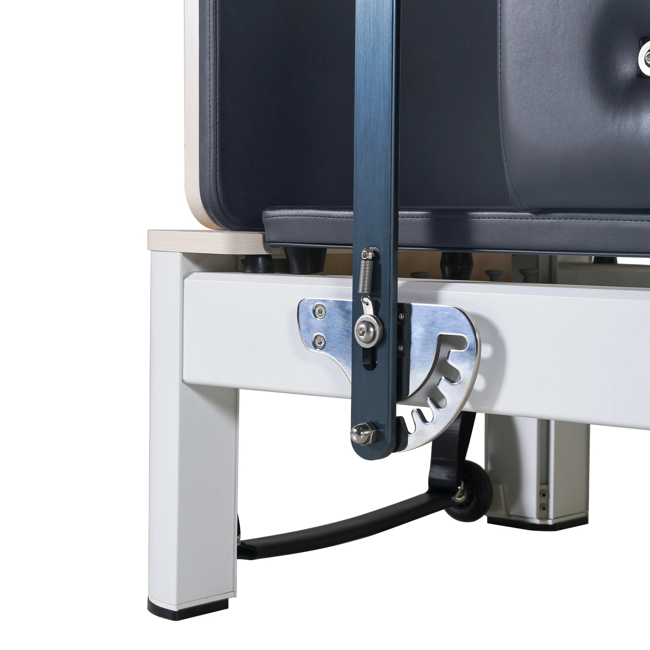 Reformeur Pilates en aluminium avec tour gris