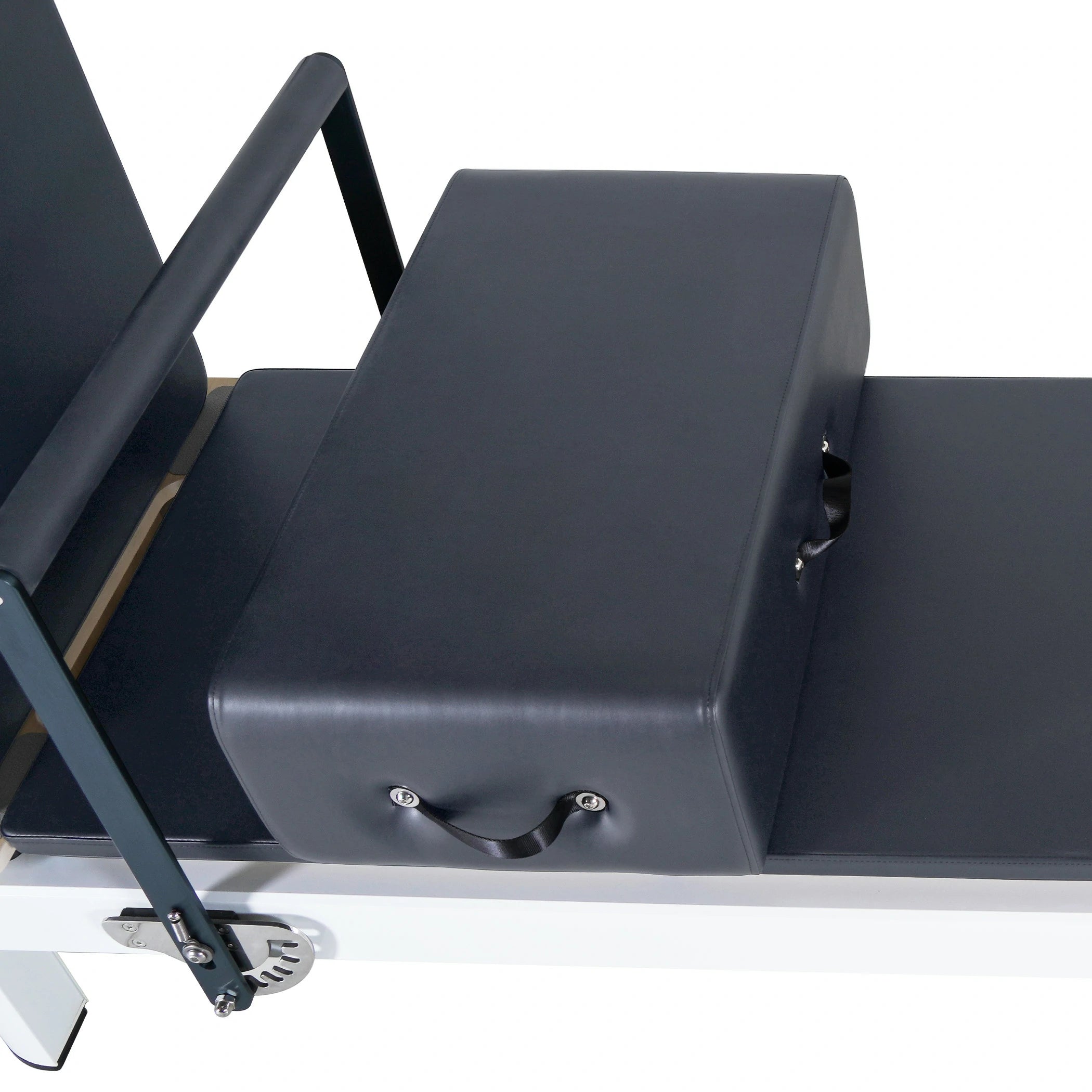 Reformeur Pilates en aluminium avec tour gris