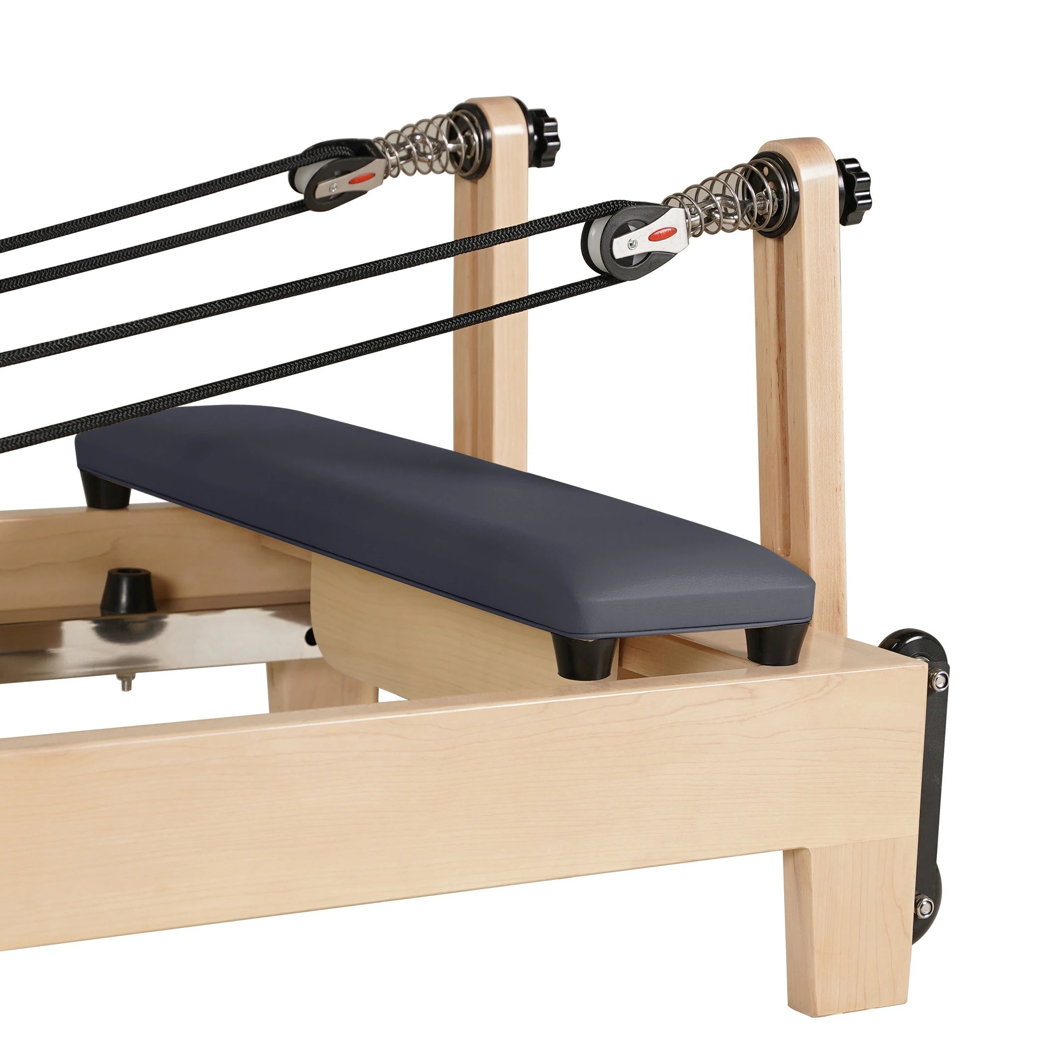 Foldable Maple Wood Pilates Reformer Gray