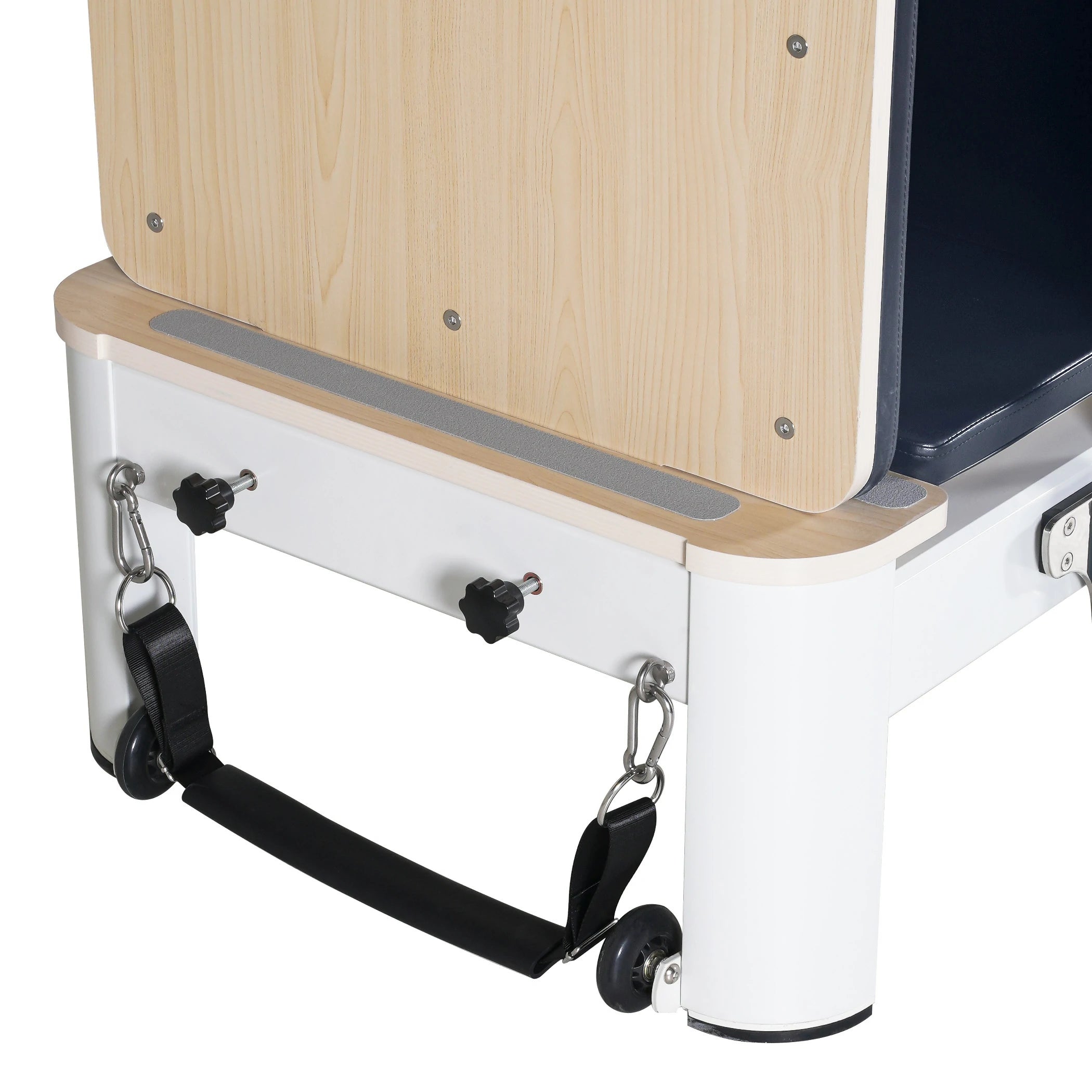 Reformeur Pilates en aluminium avec tour gris