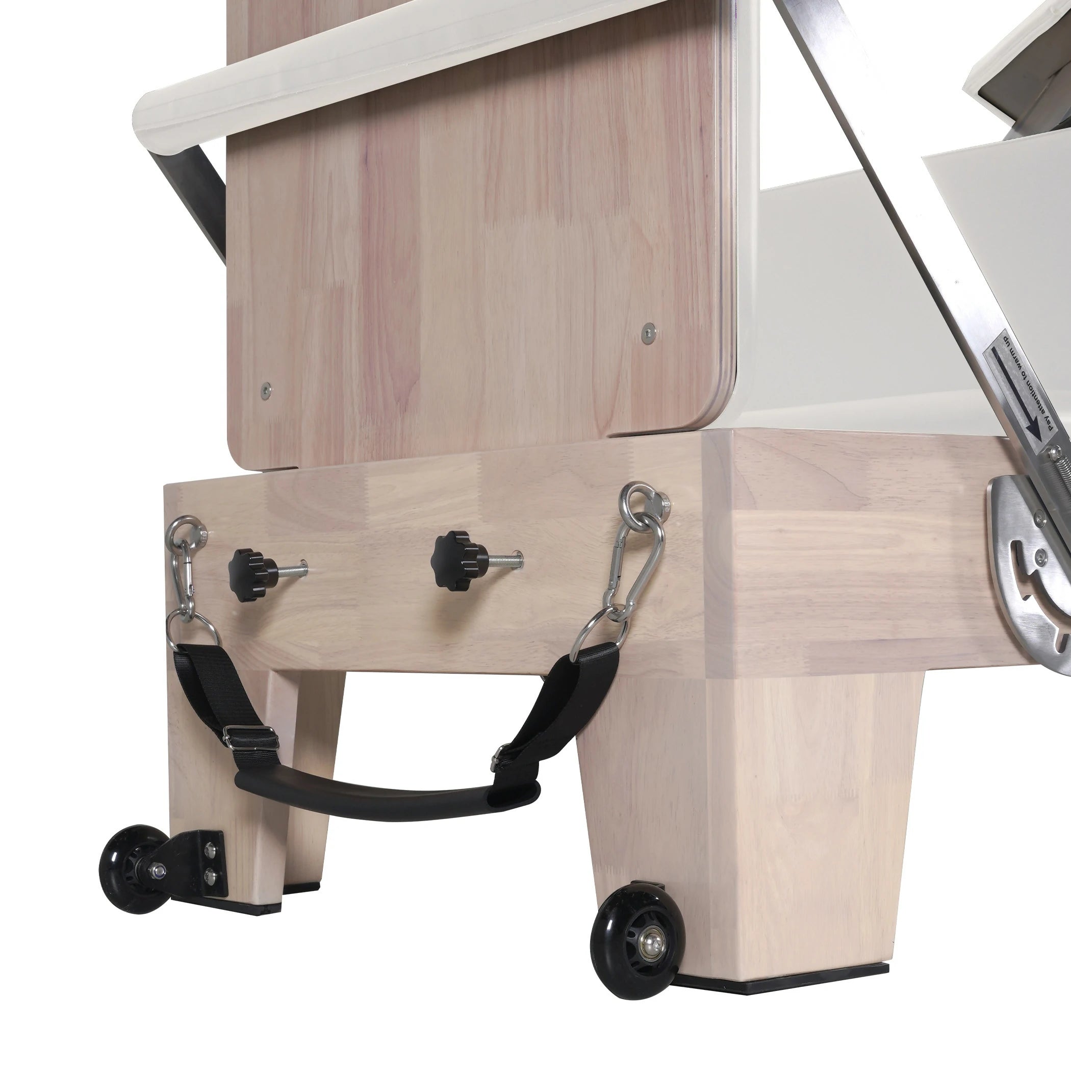 Reformer de Pilates Classique en Bois Blanc