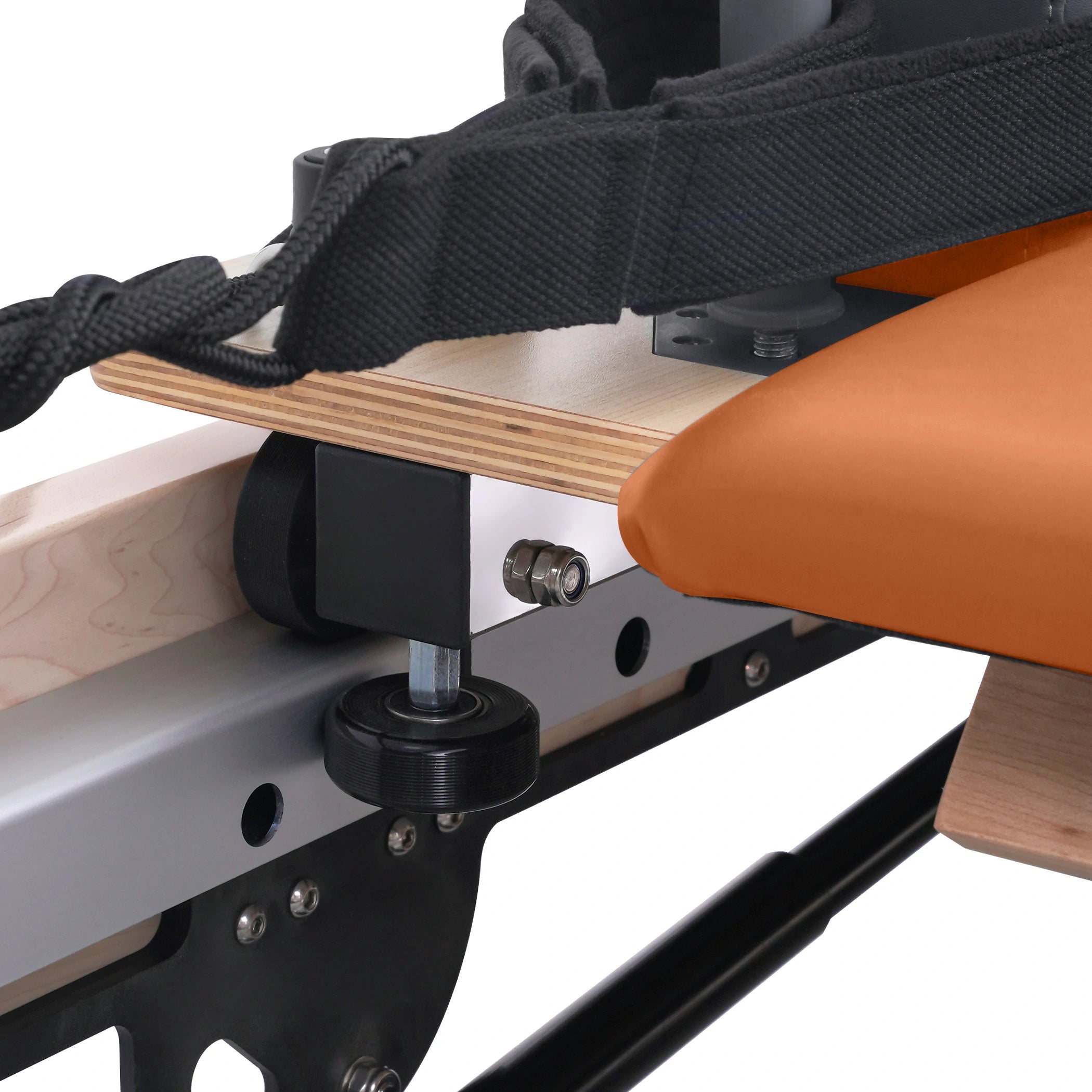 Foldable Maple Pilates Reformer Orange
