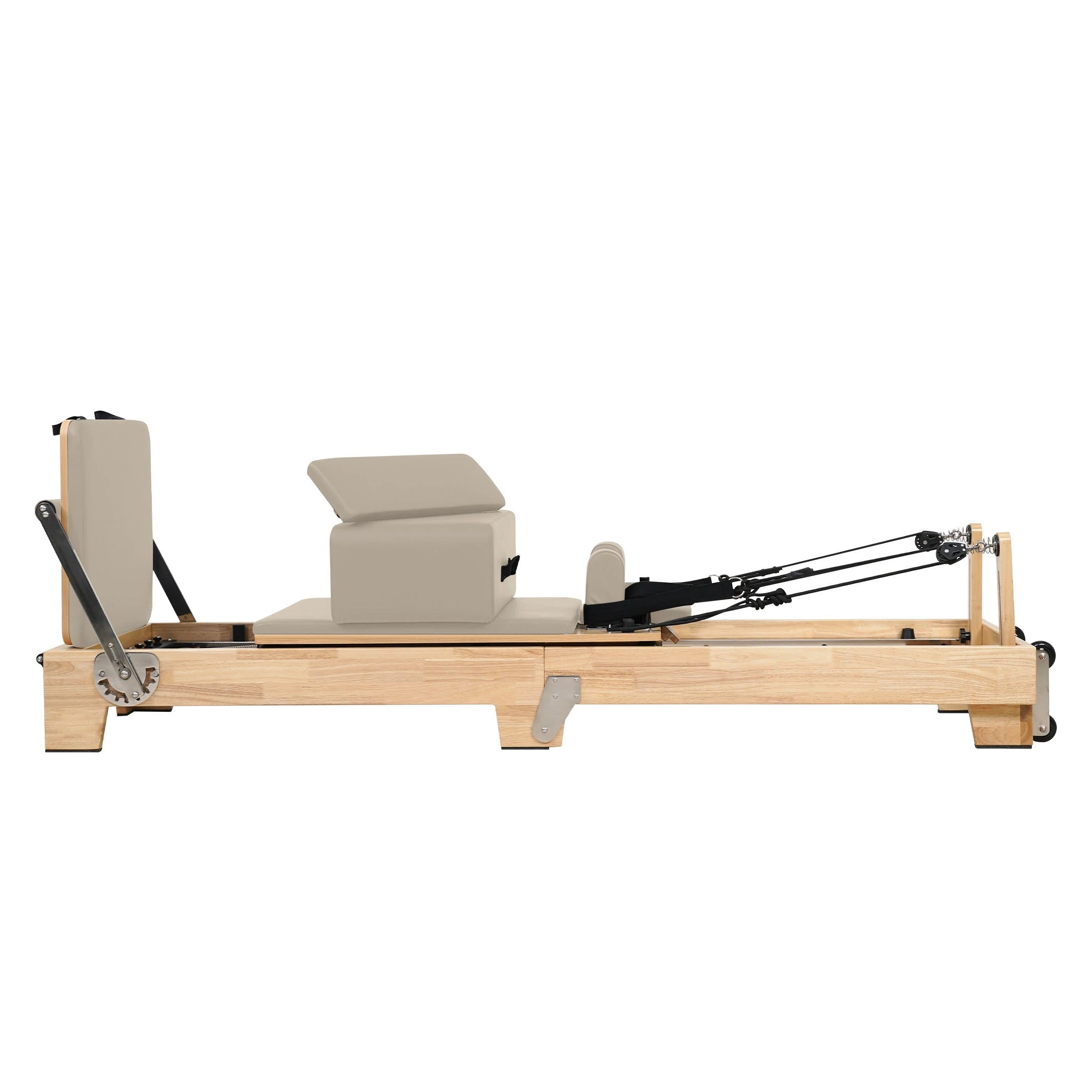 Oak Folding Classic Pilates Reformer – Brown