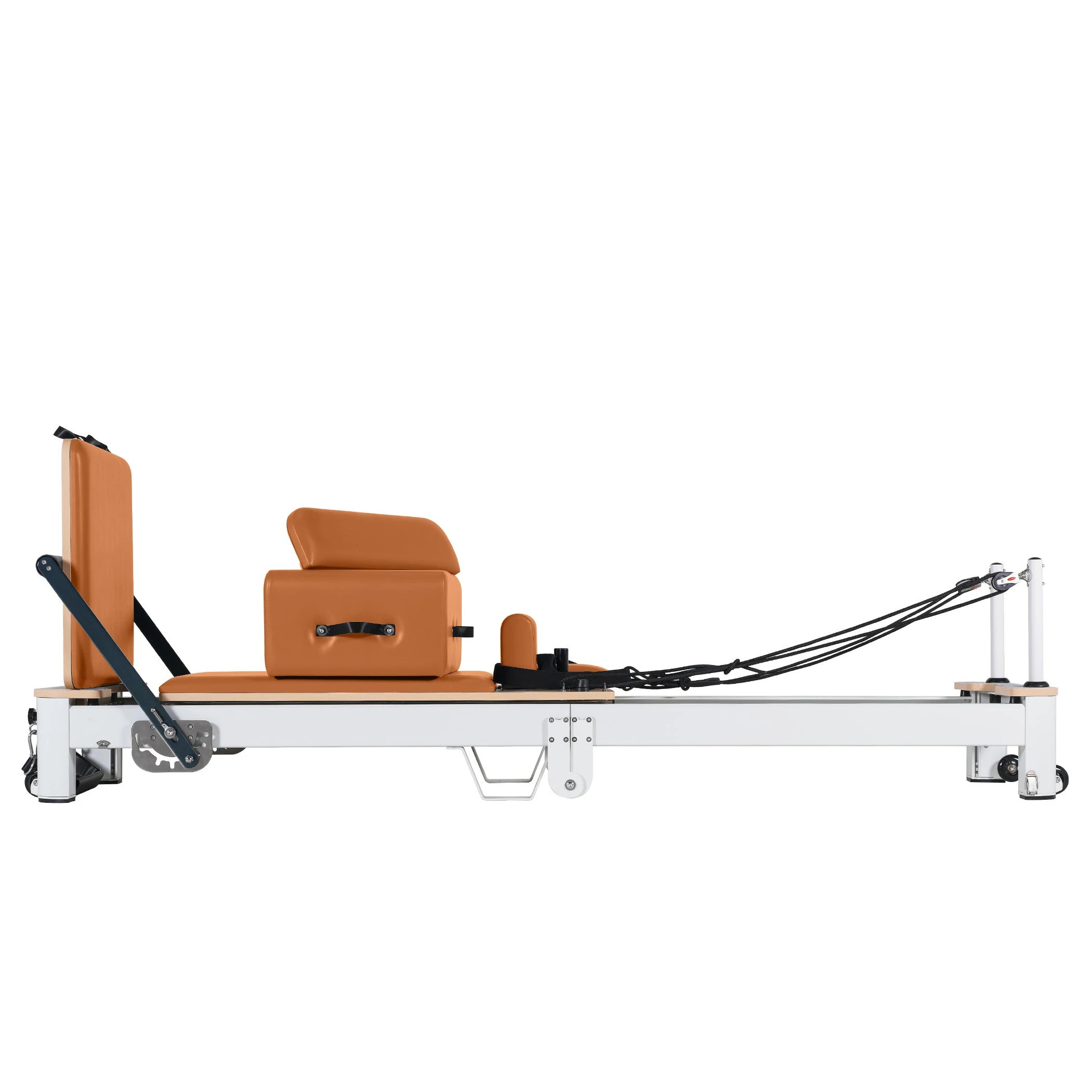 Folding Pilates Aluminum Alloy Reformer Orange