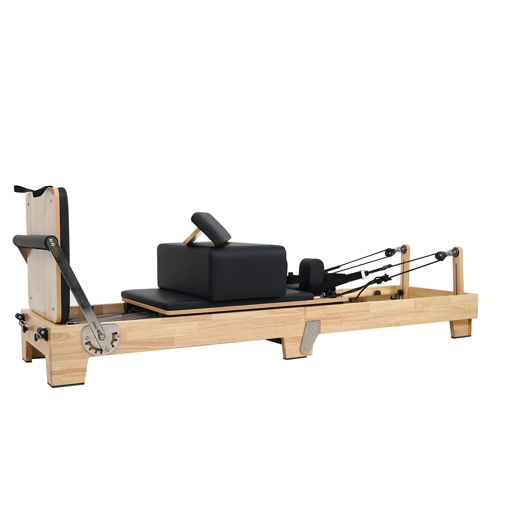 Oak Folding Classic Pilates Reformer – Black