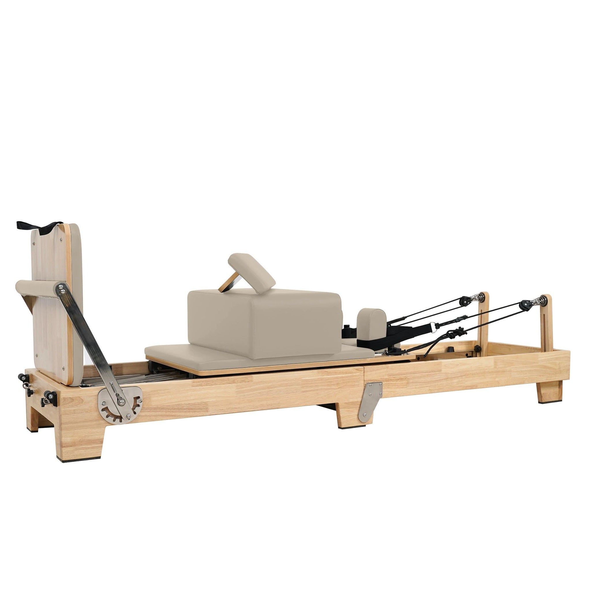 Oak Folding Classic Pilates Reformer – Brown