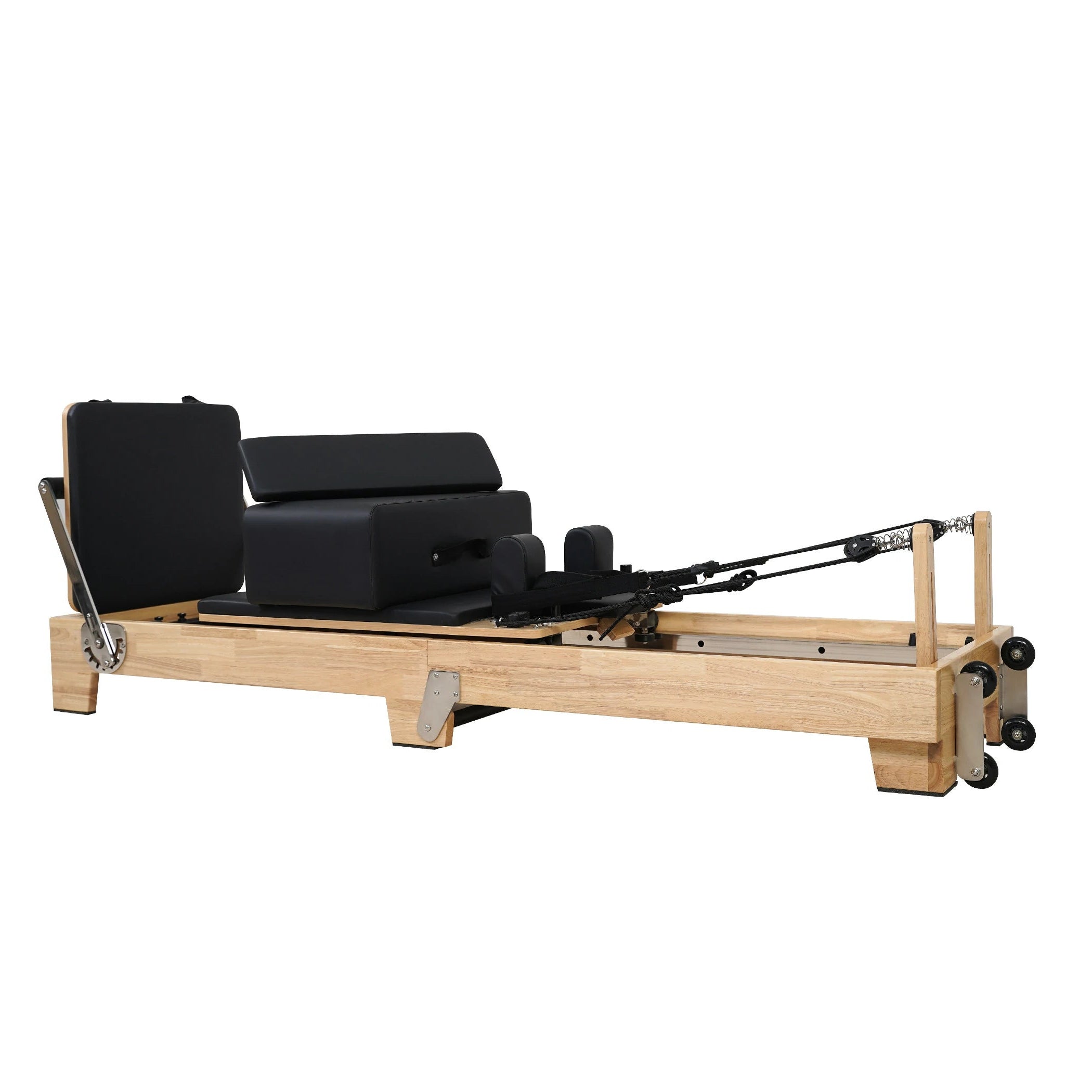 Oak Folding Classic Pilates Reformer – Black