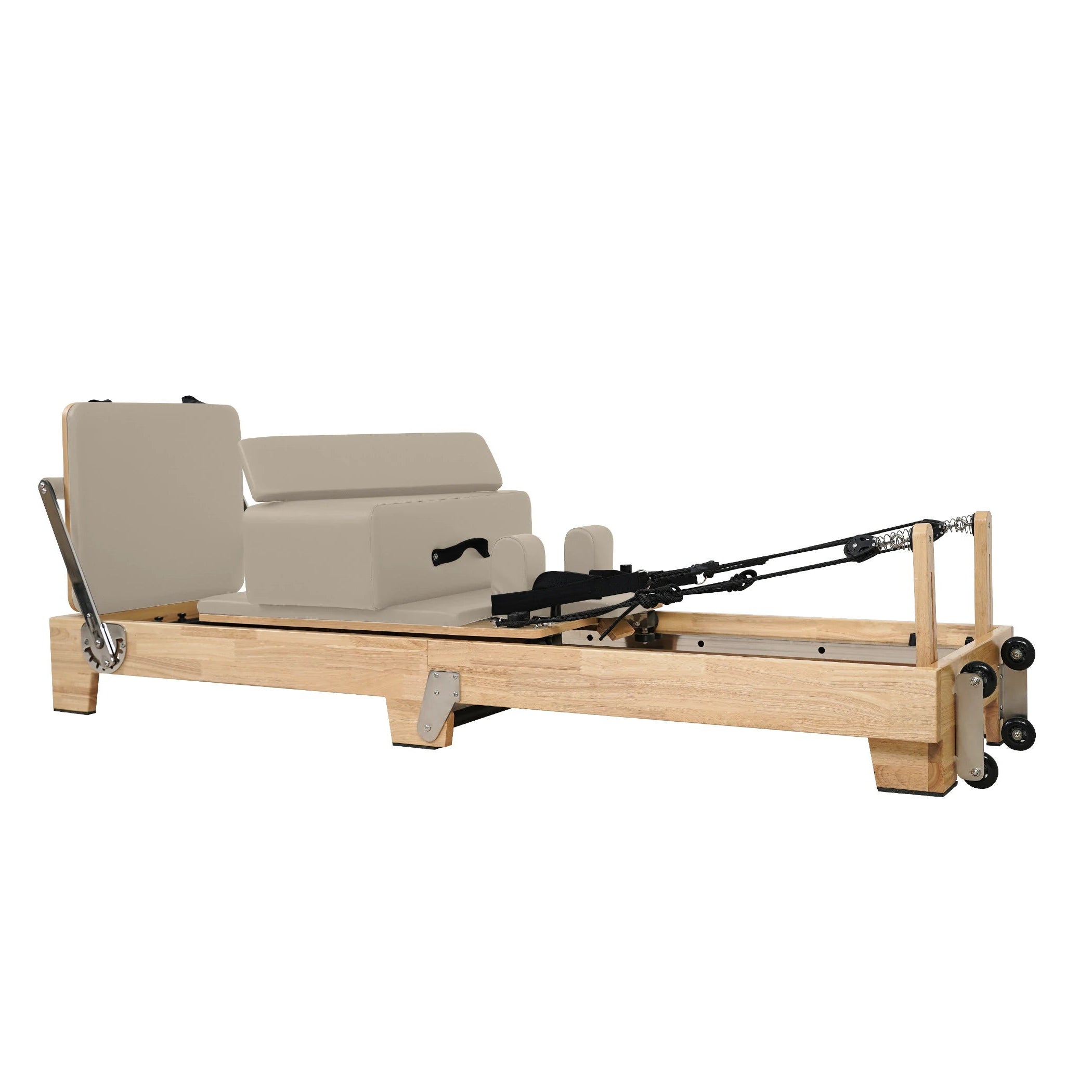 Oak Folding Classic Pilates Reformer – Brown