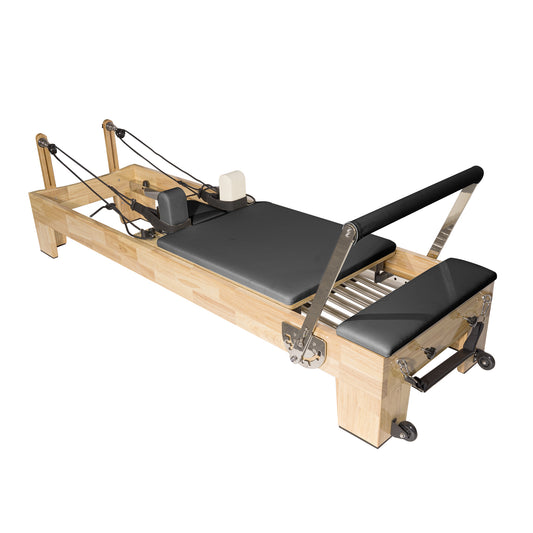 Classic Oak Pilates Reformer Black