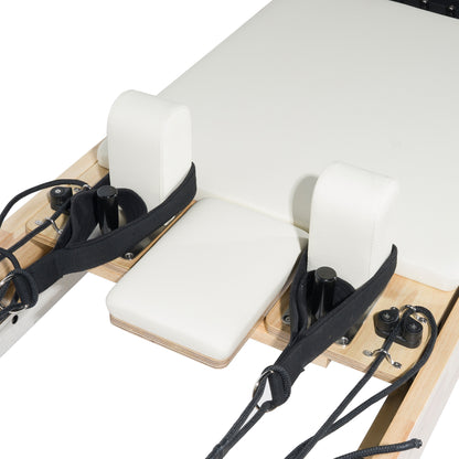 Classic Oak Pilates Reformer White