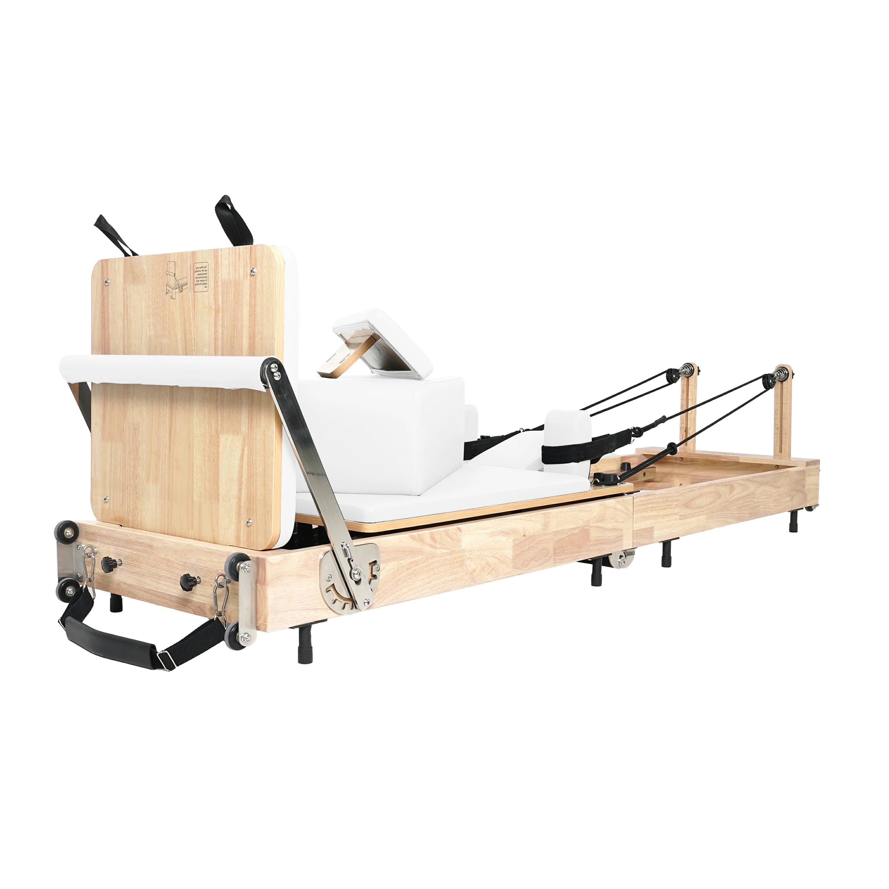 Collapsible Classic Pilates Reformer White