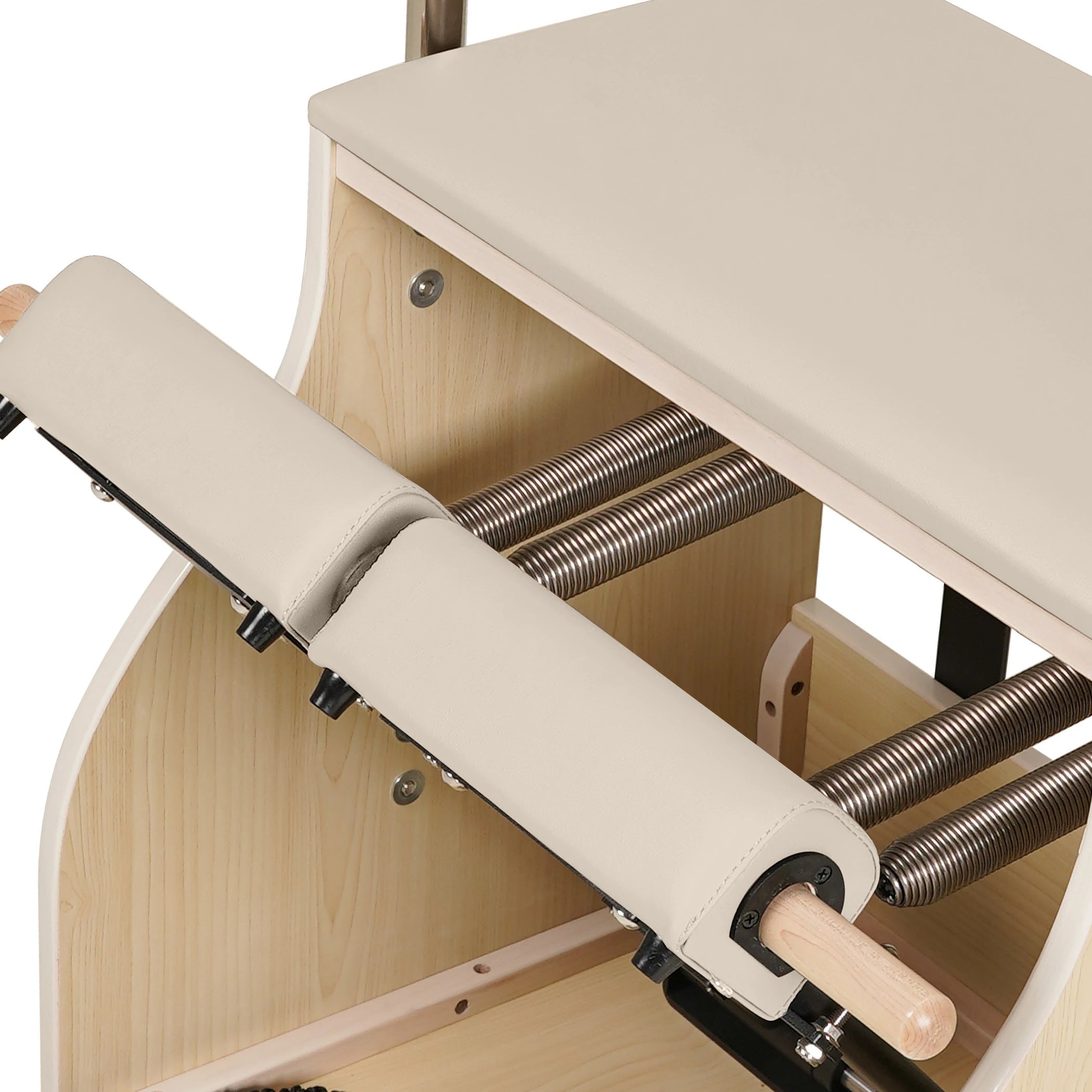 Chaise Wunda en érable blanc crème